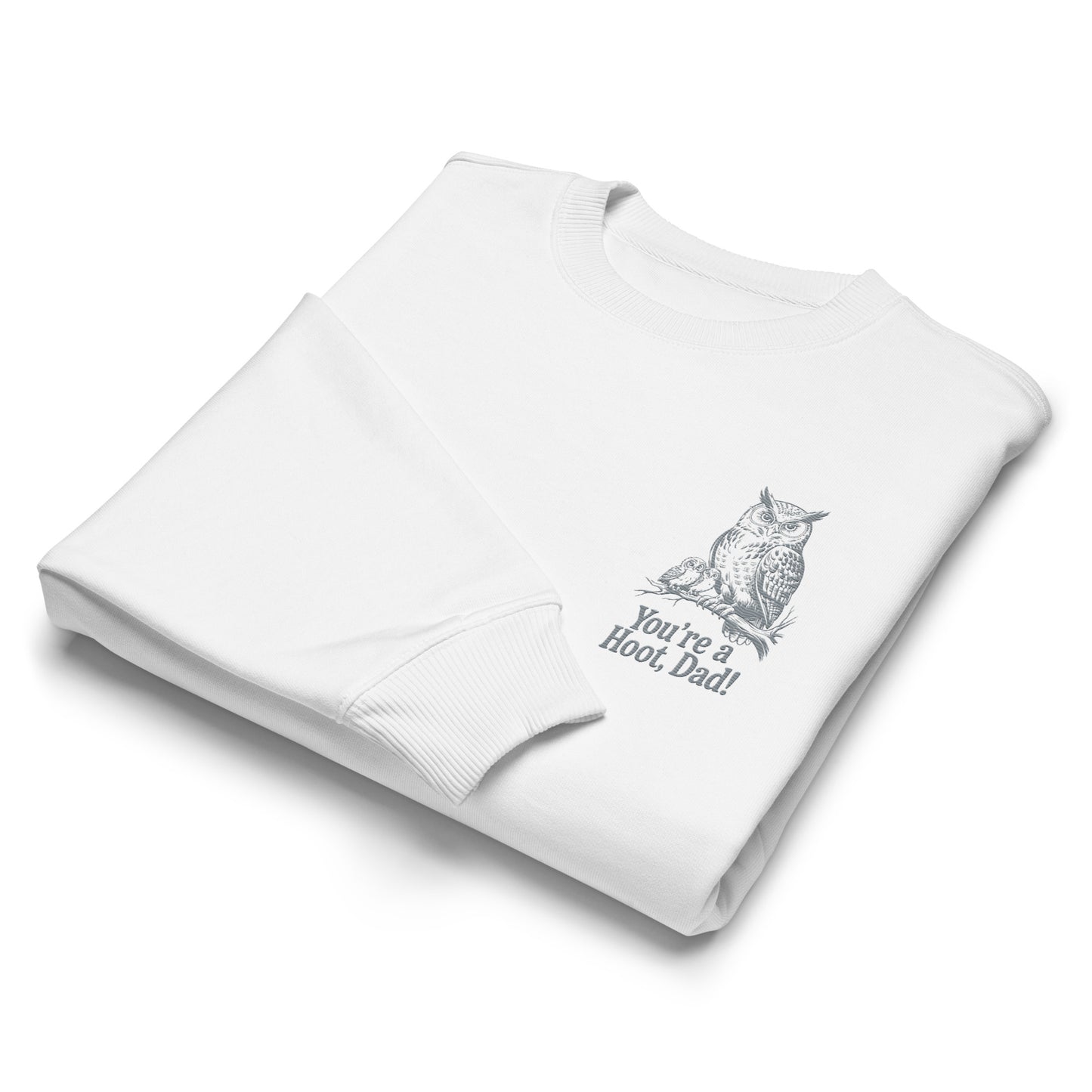 Owl-Themed Unisex Organic Oversized Sweatshirt | Sustainable & Eco-Friendly Fashion for Every Dudeily
