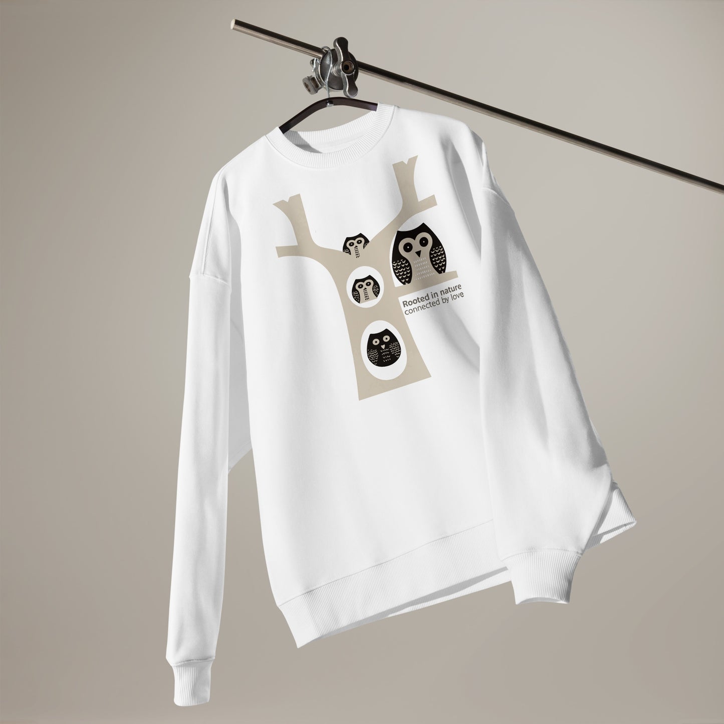 Unisex Organic Oversized Sweatshirt – OwlNest Sustainable Fashion USA Edition Dudeily