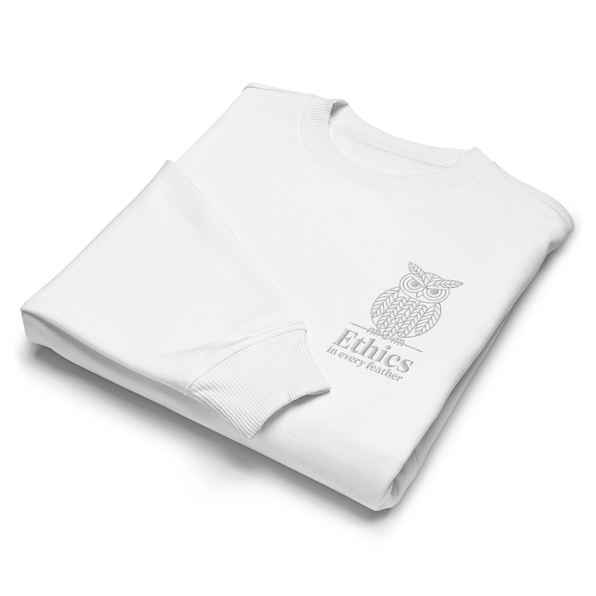 Owl Unisex Organic Oversized Sweatshirt – "Ethics in Every Feather" | Sustainable Fashion USA Dudeily