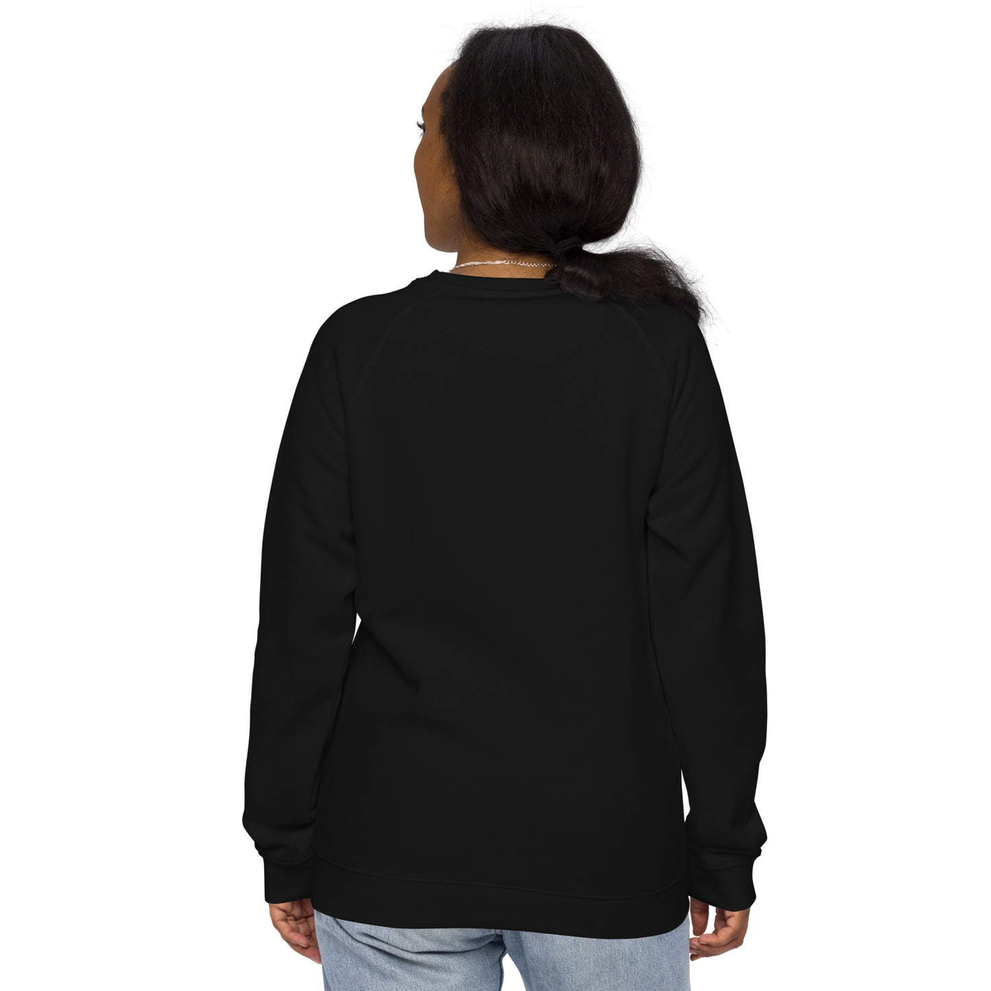 Unisex Owl-Themed Organic Sweatshirt | Sustainable & Stylish Raglan Design Dudeily