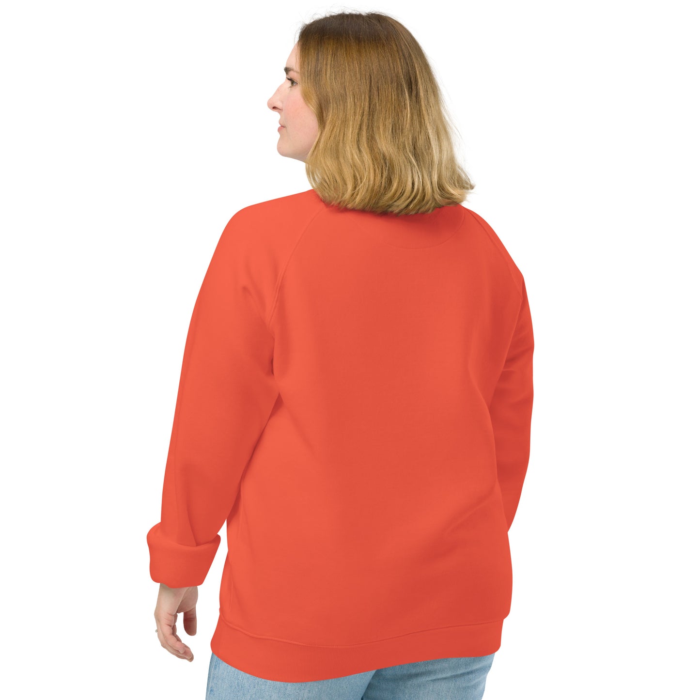 Owl Unisex Organic Raglan Sweatshirt – 'Peace Lives in the Night' in Fall | Sustainable Fashion USA Dudeily