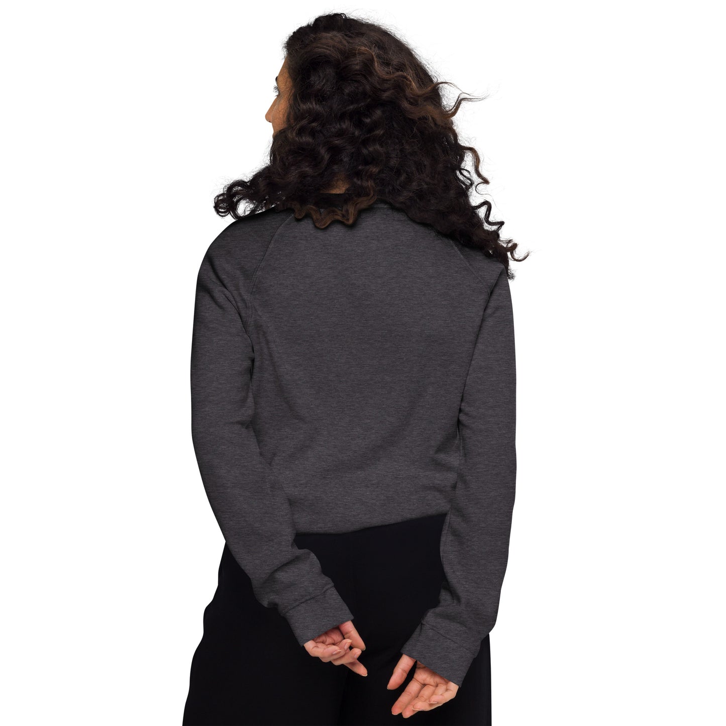 Unisex Organic Raglan Sweatshirt: ‘Silent Watcher’ in Fall | Sustainable Owl Fashion USA Dudeily