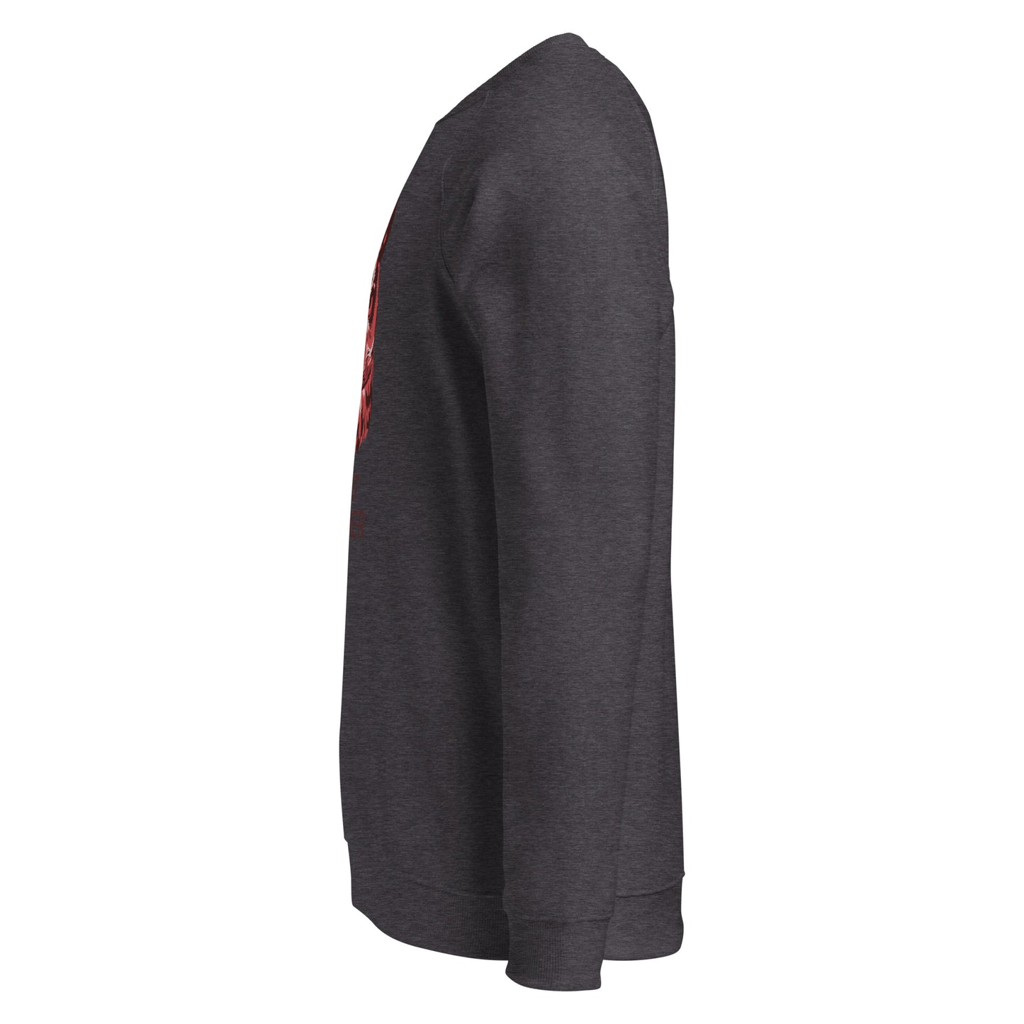 Unisex Organic Raglan Sweatshirt: ‘Silent Watcher’ in Fall | Sustainable Owl Fashion USA Dudeily
