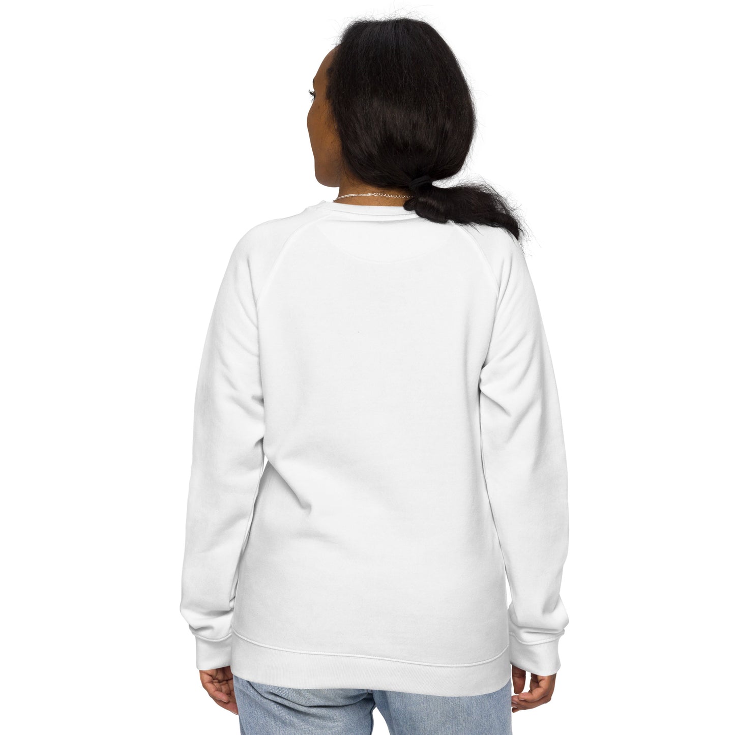 Owl-Themed Unisex Organic Raglan Sweatshirt | Sustainable Comfort Dudeily