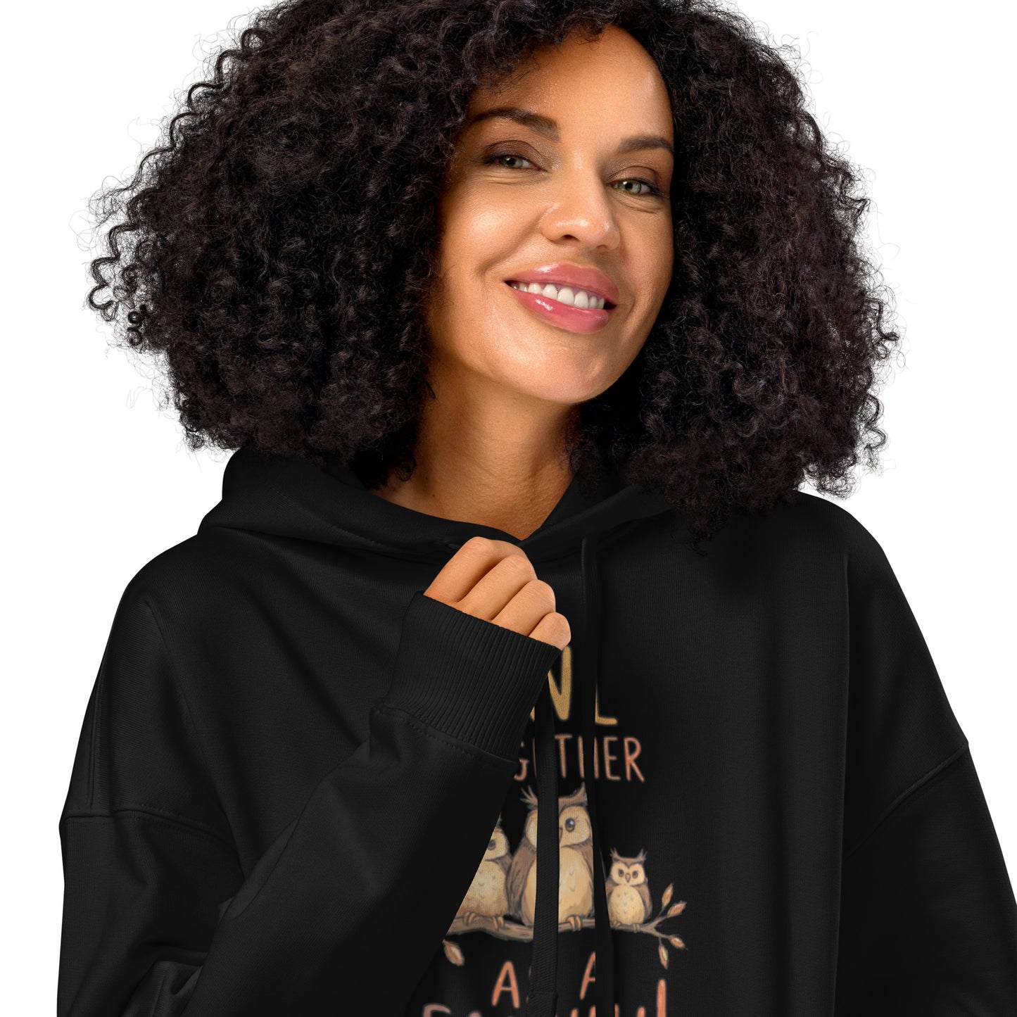 OwlNest Unisex Organic Relaxed Hoodie – Effortless Comfort, Earth-Friendly Style Dudeily