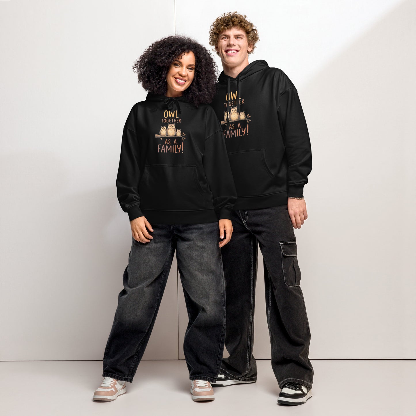 OwlNest Unisex Organic Relaxed Hoodie – Effortless Comfort, Earth-Friendly Style Dudeily