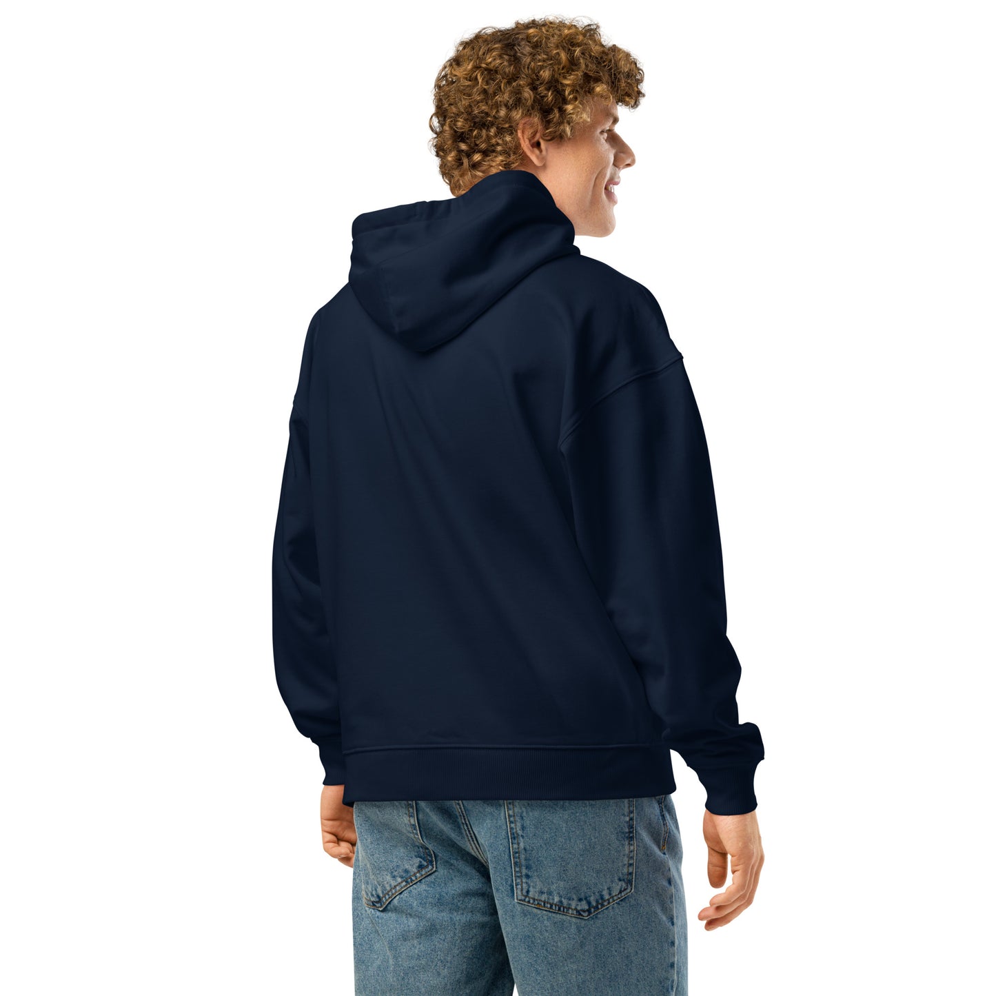 Unisex Organic Relaxed Hoodie – Owl-Themed Eco-Friendly & Sustainable Dudeily