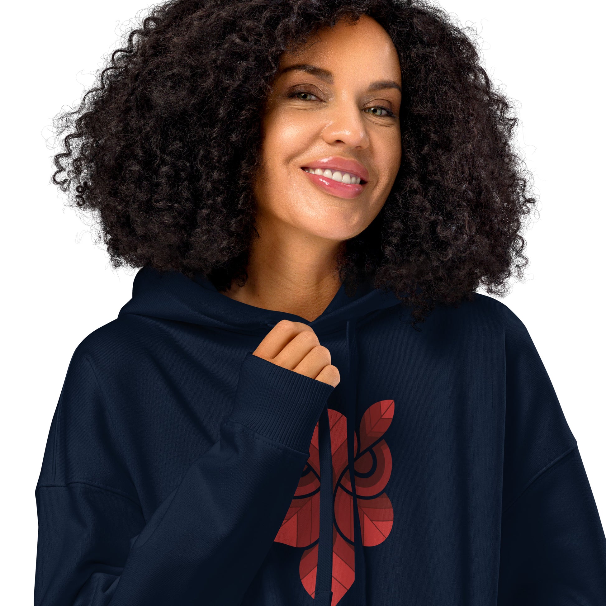 Unisex Organic Side Pocket Hoodie: 'Forever Wise' | Sustainable Owl Fashion USA Dudeily