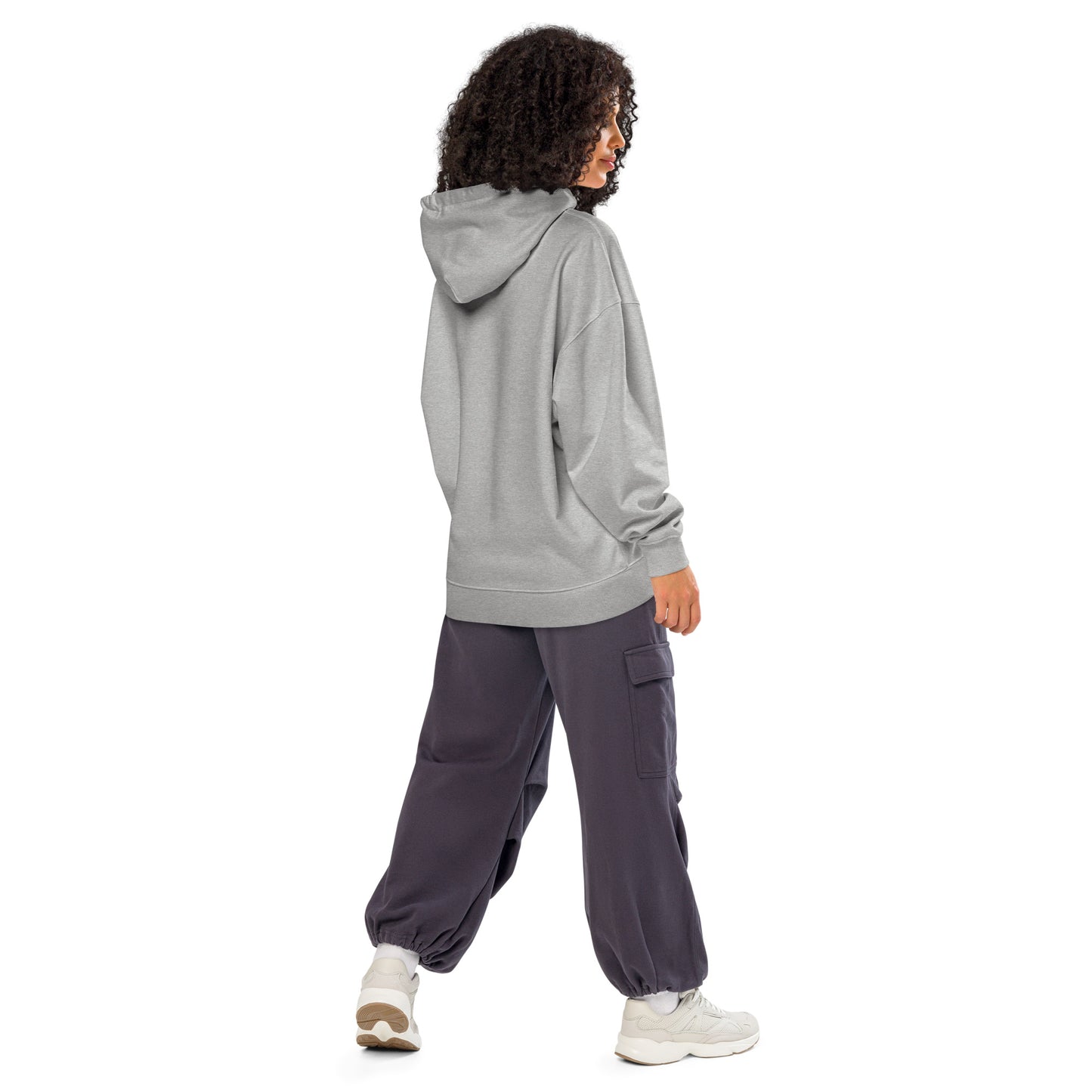 Unisex Organic Relaxed Hoodie – Owl-Themed Eco-Friendly & Sustainable Dudeily