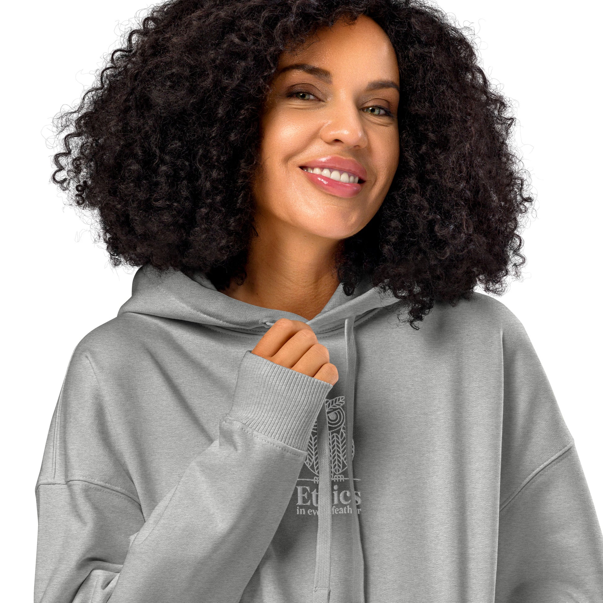 Owl Unisex Organic Relaxed Hoodie – "Ethics in Every Feather" | Sustainable Fashion Dudeily