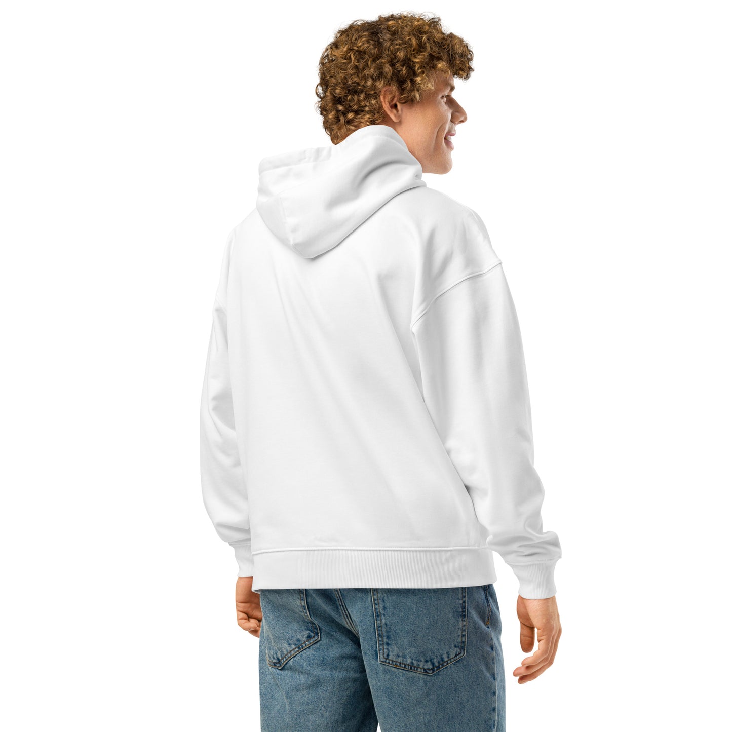 Unisex Organic Relaxed Hoodie – Owl-Themed Eco-Friendly & Sustainable Dudeily