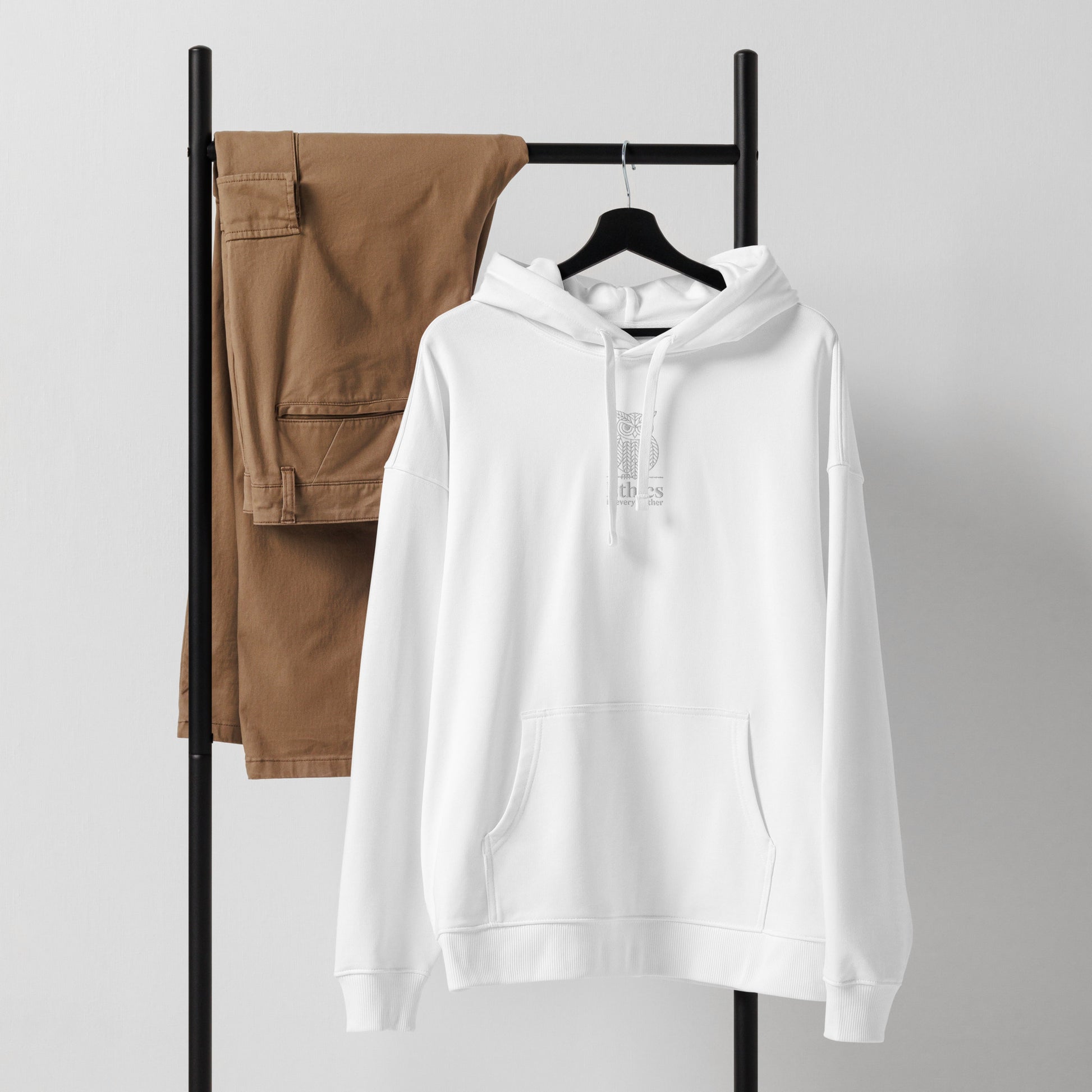 Owl Unisex Organic Relaxed Hoodie – "Ethics in Every Feather" | Sustainable Fashion Dudeily