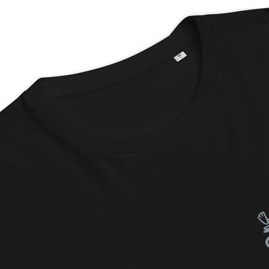 Unisex Organic Ribbed Neck T-Shirt | Owl-Themed Sustainable Fashion for Eco-Conscious Shoppers Dudeily