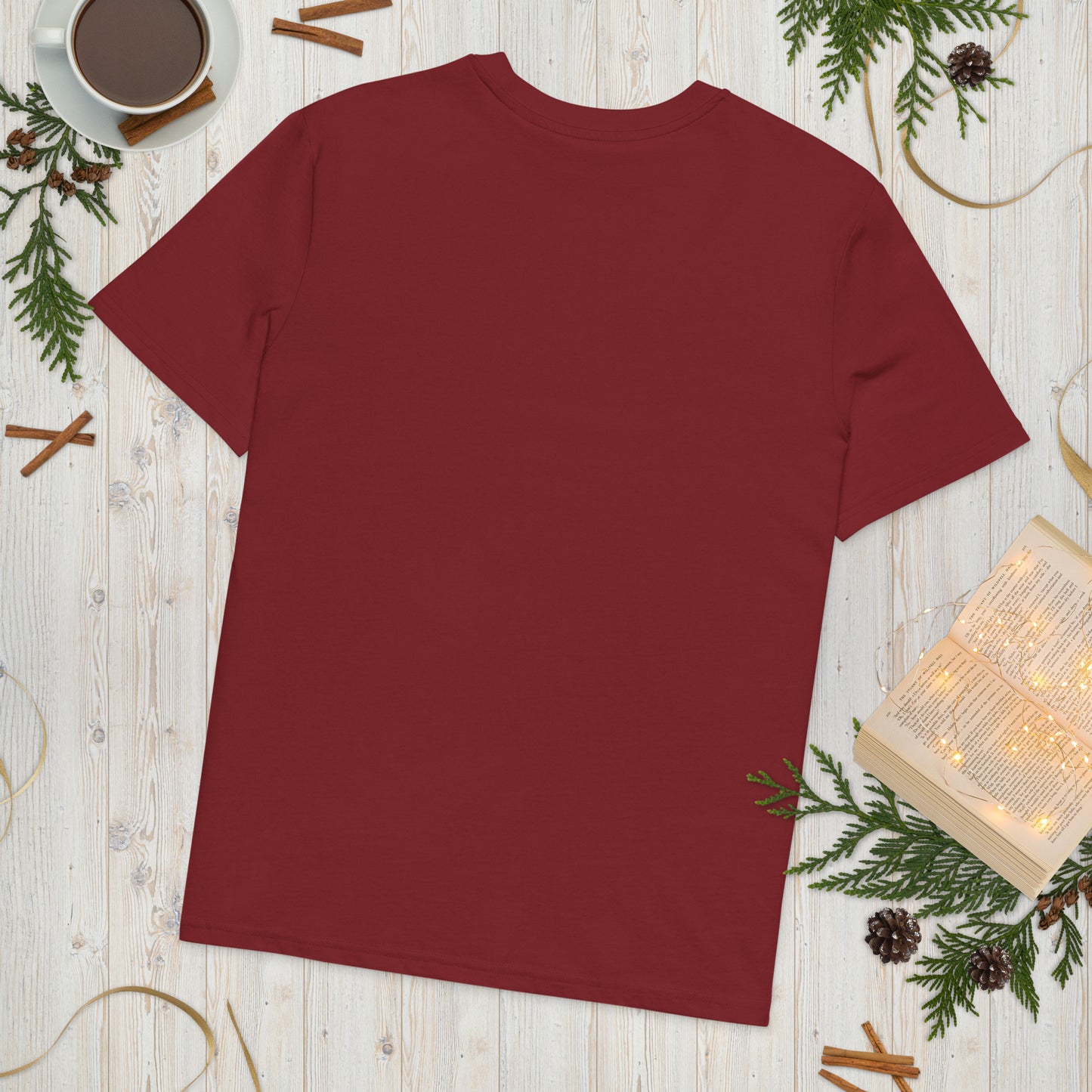 Unisex Organic Ribbed Neck T-Shirt – Owl-Inspired Eco-Friendly Sustainable Tee Dudeily