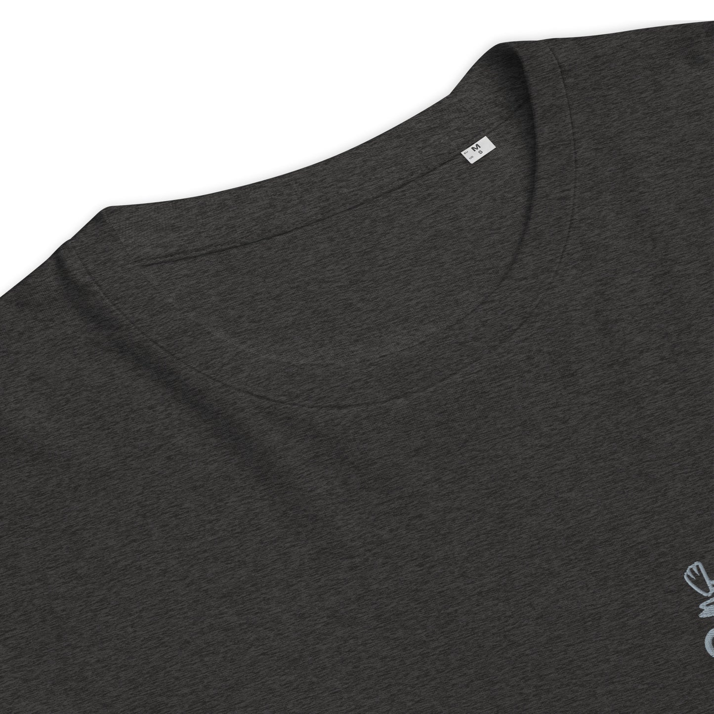 Unisex Organic Ribbed Neck T-Shirt | Owl-Themed Sustainable Fashion for Eco-Conscious Shoppers Dudeily