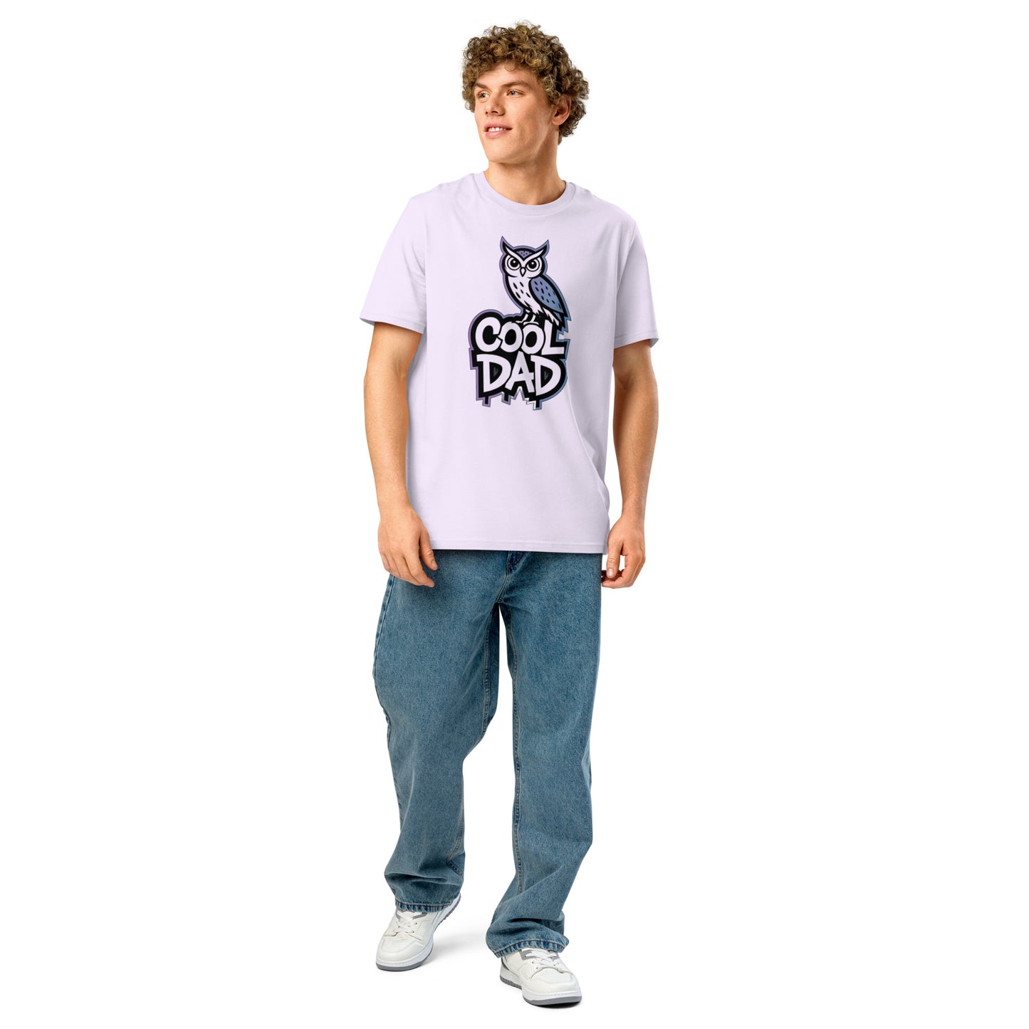 Unisex Organic Ribbed Neck T-Shirt – Owl-Themed Eco-Friendly Style by Dudeily Dudeily