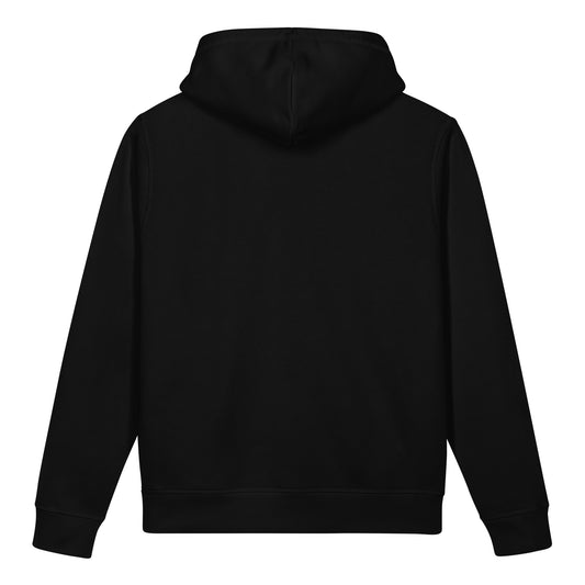 Unisex Organic Side Pocket Hoodie – Artistic Owl Print | Eco-Friendly Owl Clothing Dudeily