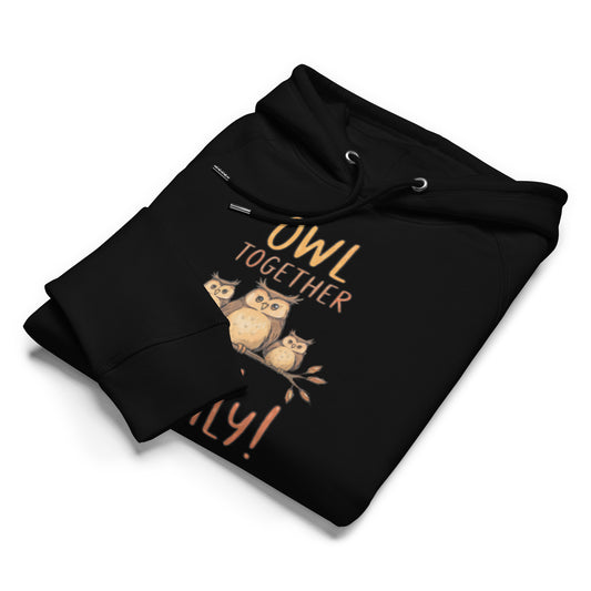 OwlNest Unisex Organic Side Pocket Hoodie – Smart Storage, Soft Sustainability Dudeily