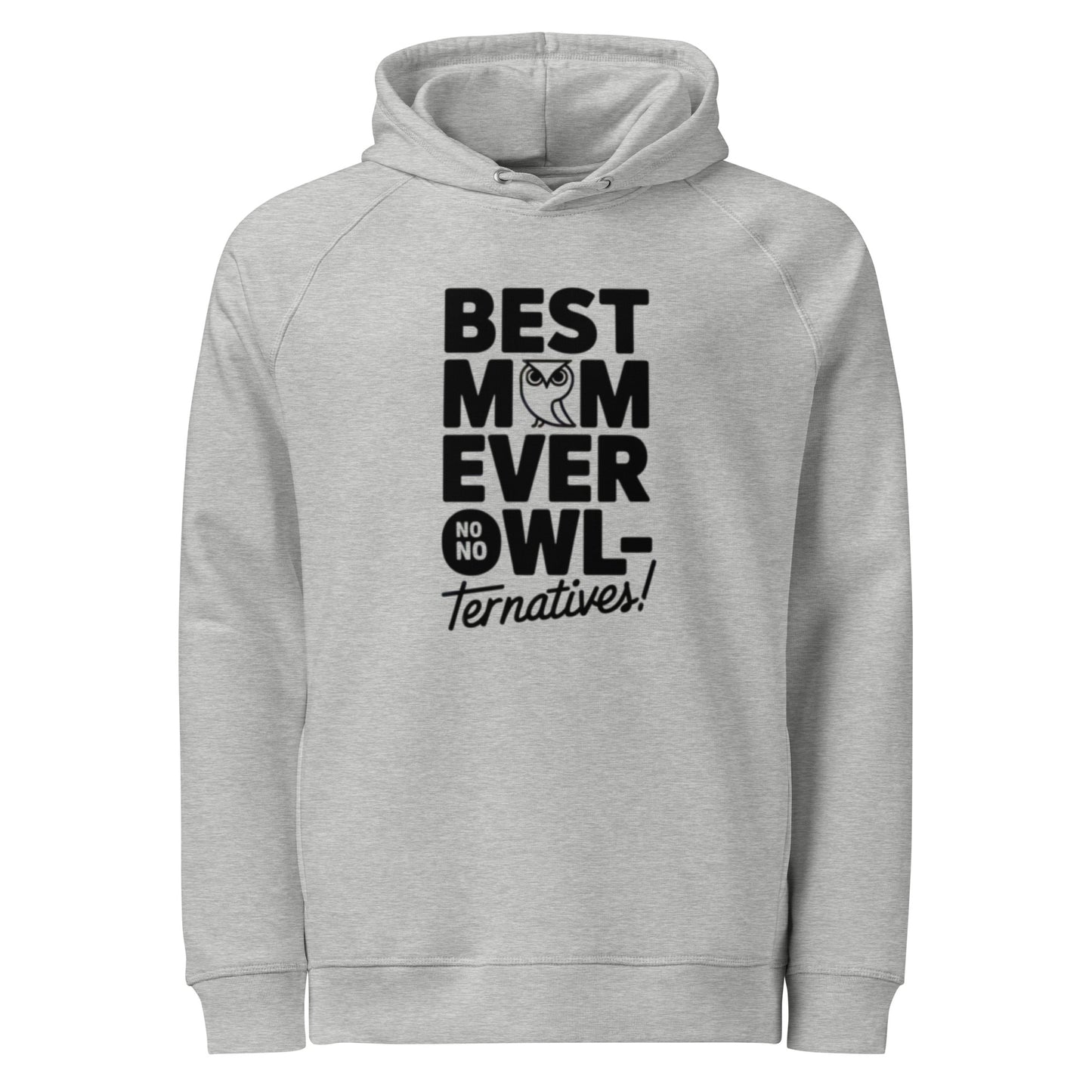 Unisex Organic Side Pocket Hoodie – Owl-Themed Eco-Friendly & Sustainable Dudeily
