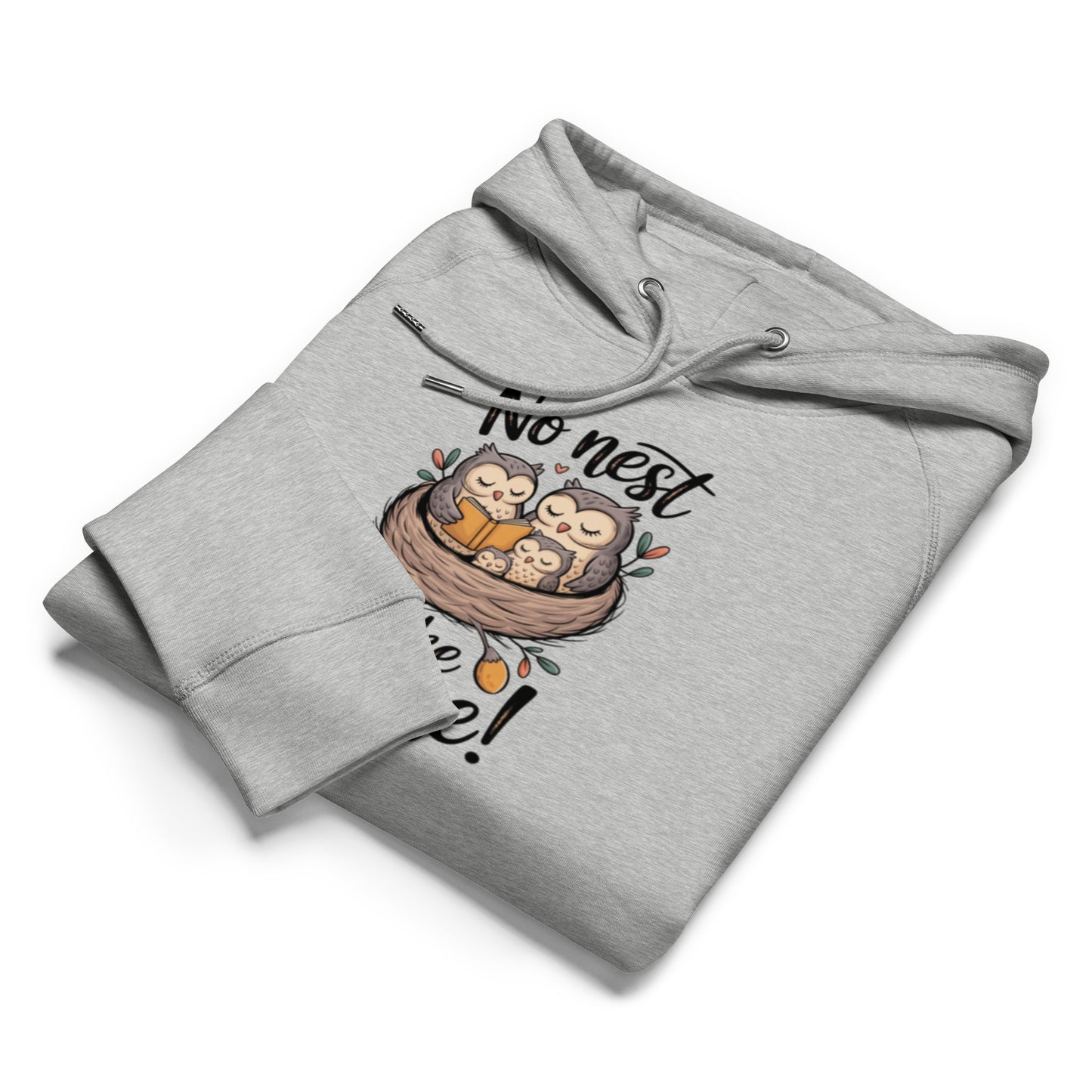 OwlNest Unisex Organic Side Pocket Hoodie – Eco-Friendly Comfort with Practical Style Dudeily