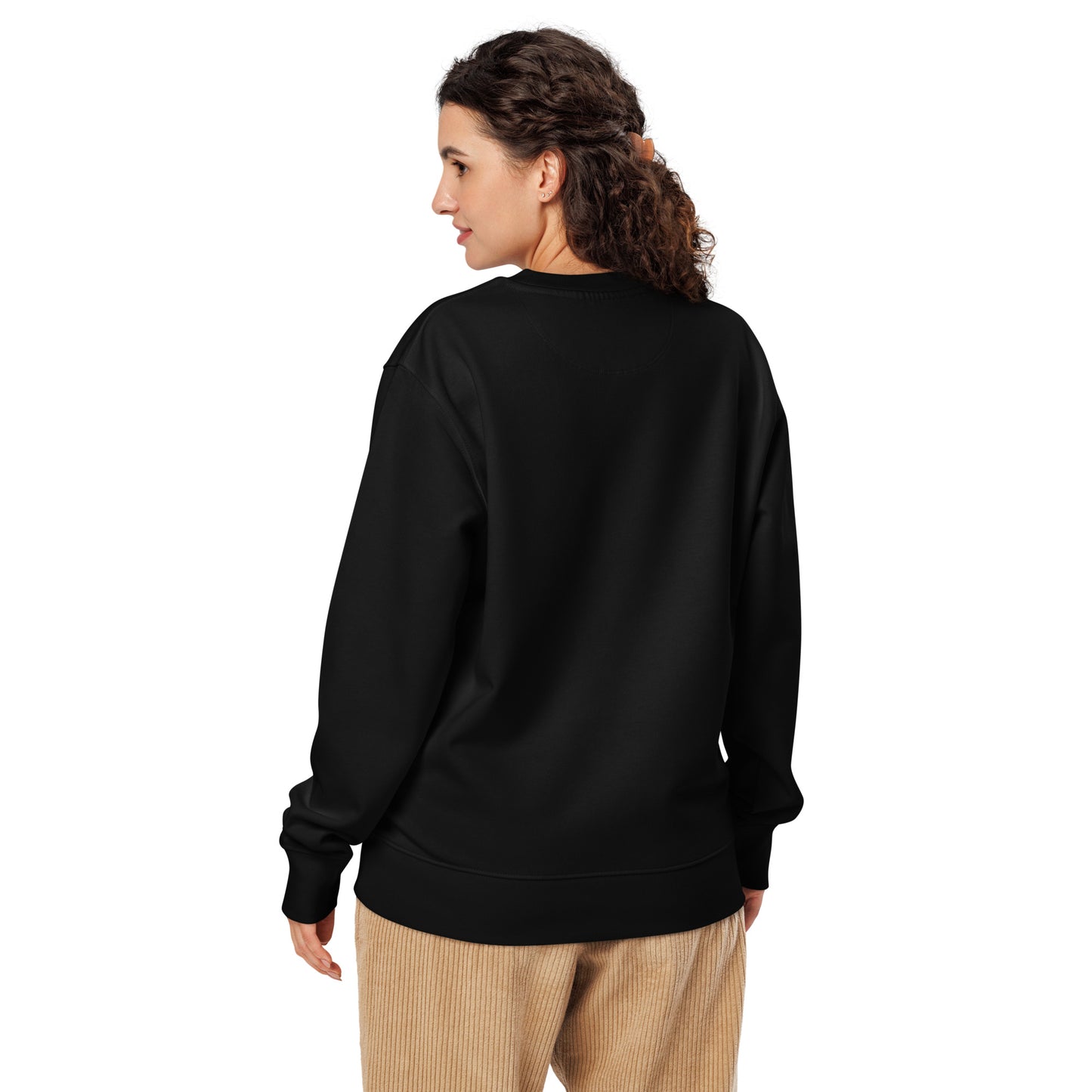 Unisex Organic Sweatshirt: 'Ethics in Every Feather' for Fall | Eco-Friendly Owl Apparel USA Dudeily