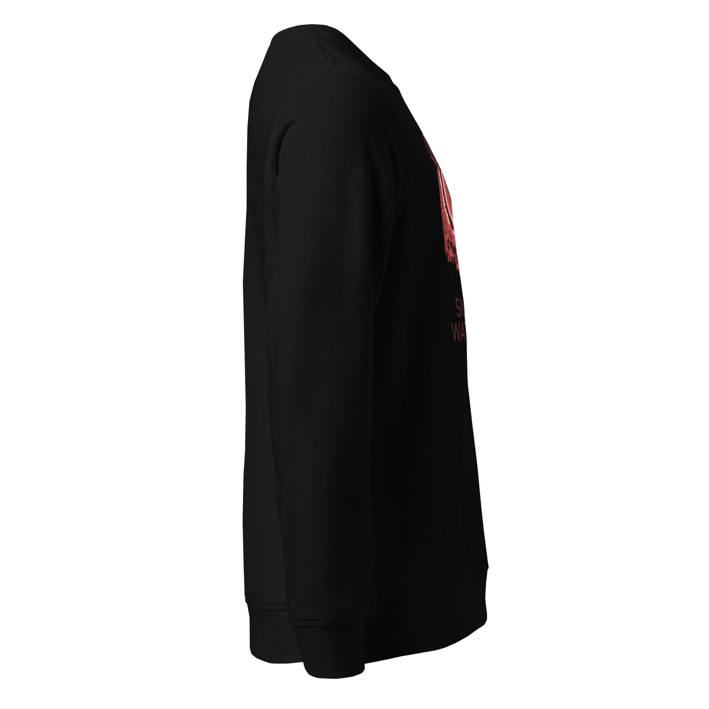 Unisex Organic Sweatshirt: 'Silent Watcher' in Fall | Ethical Owl Clothing USA Dudeily