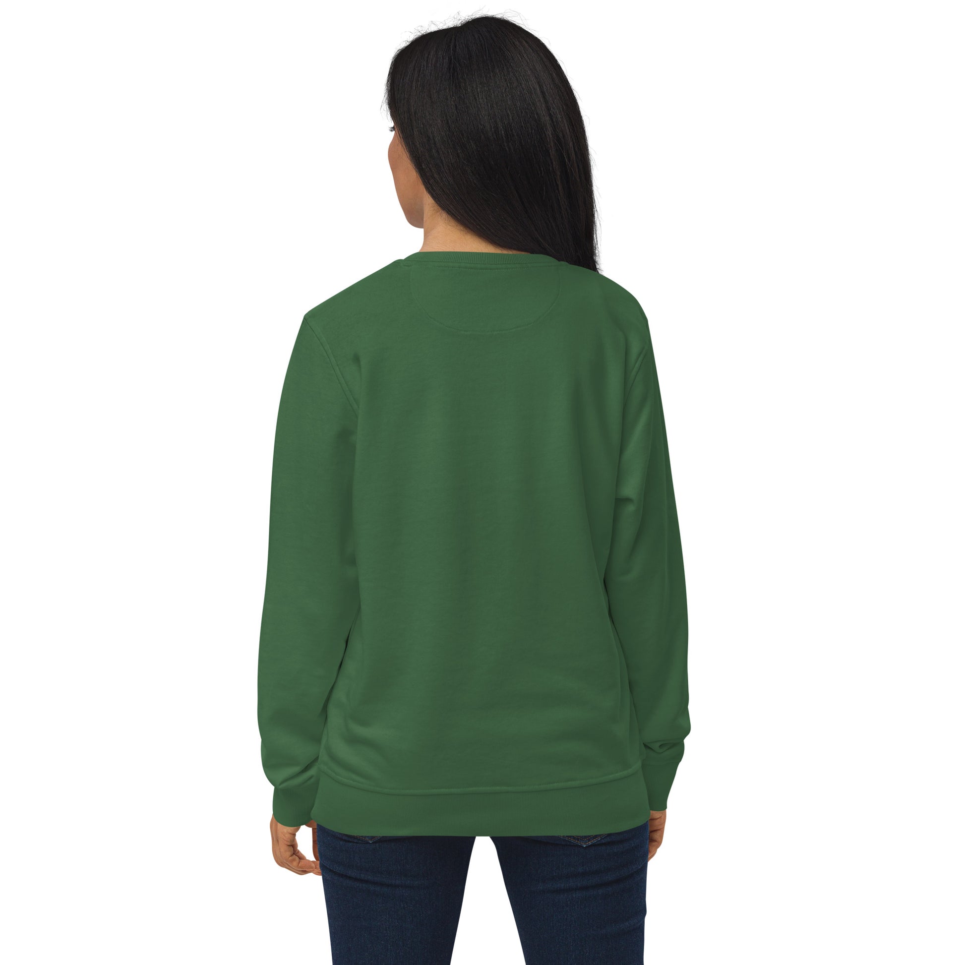 Unisex Organic Sweatshirt: 'Peace in the Night' in Fall | Sustainable Owl Fashion USA Dudeily