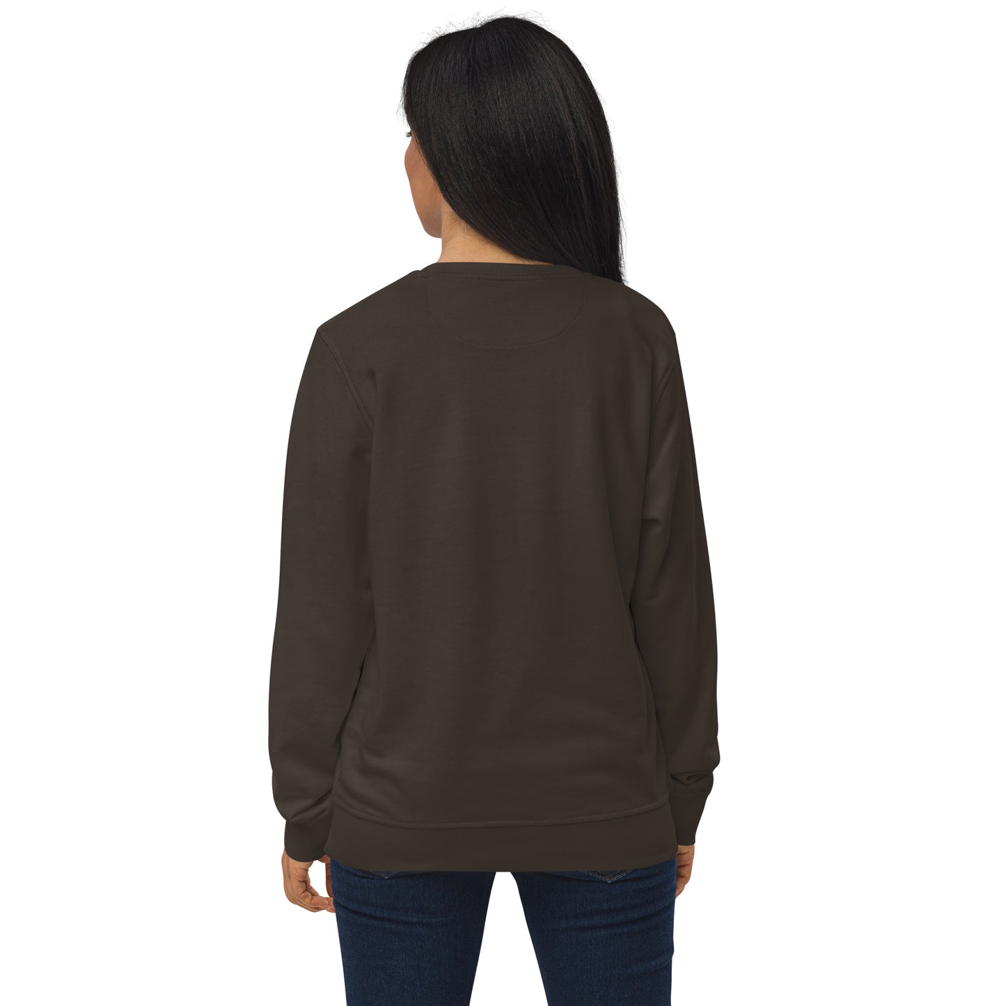 Unisex Organic Sweatshirt: 'Silent Watcher' in Fall | Ethical Owl Clothing USA Dudeily