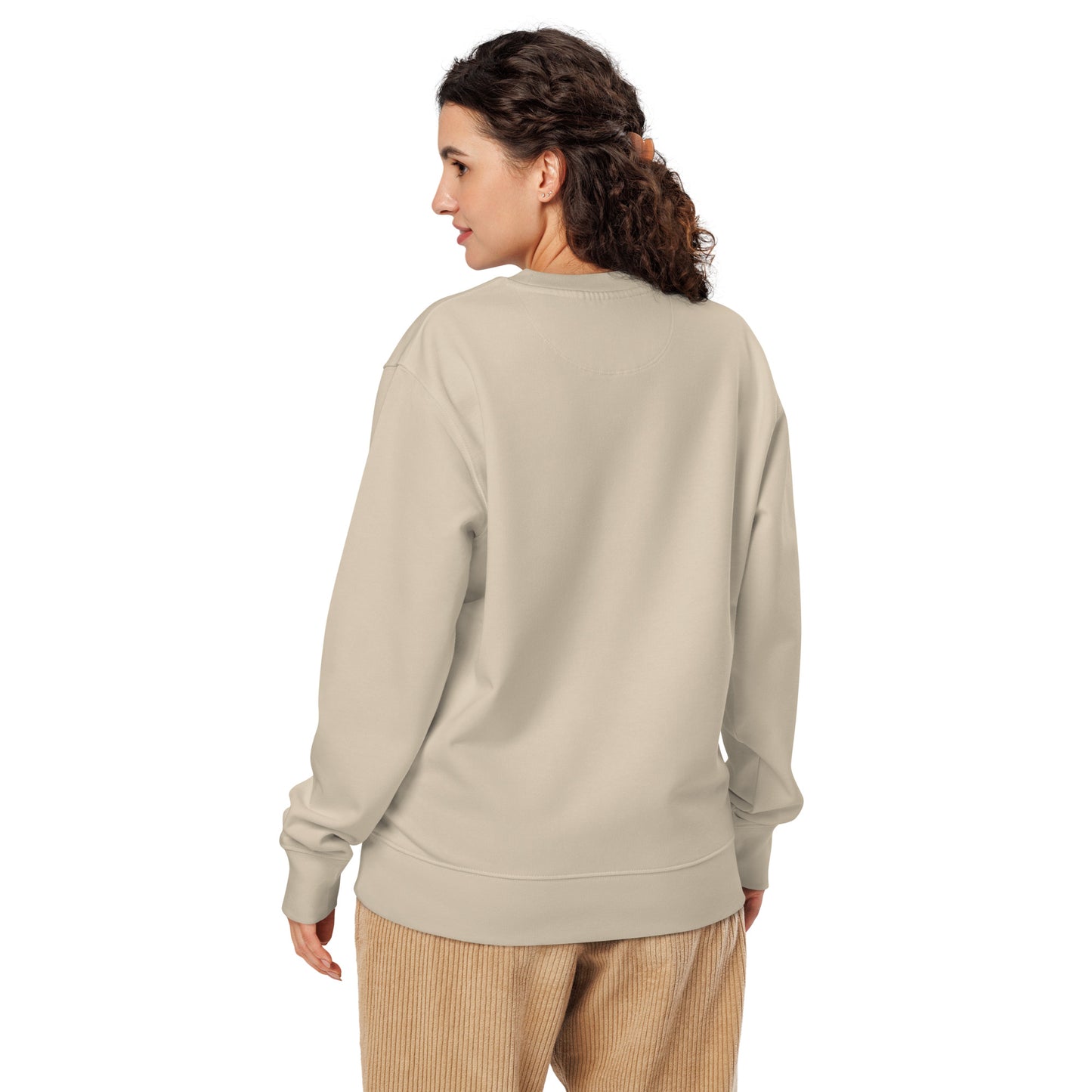Unisex Organic Sweatshirt: 'Ethics in Every Feather' for Fall | Eco-Friendly Owl Apparel USA Dudeily