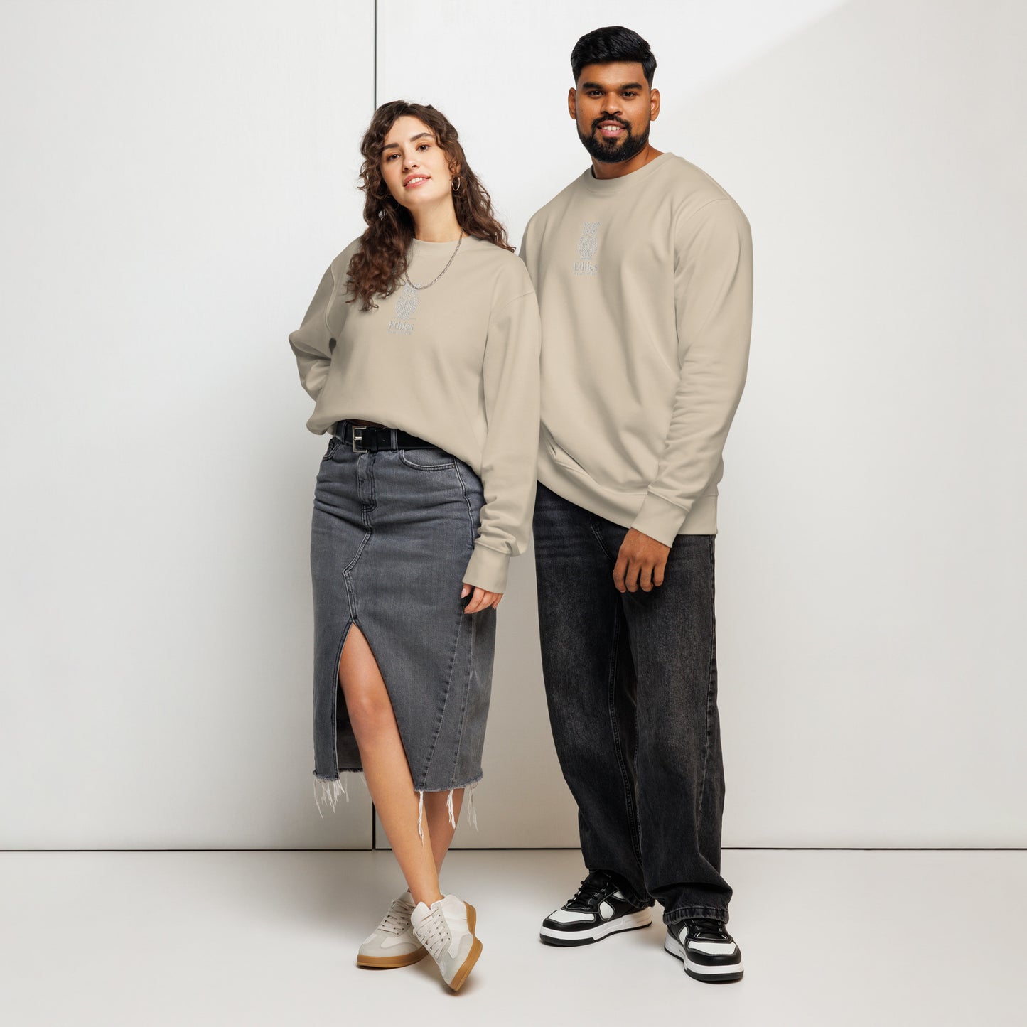 Owl Unisex Organic Sweatshirt – "Ethics in Every Feather" | Sustainable Fashion USA Dudeily