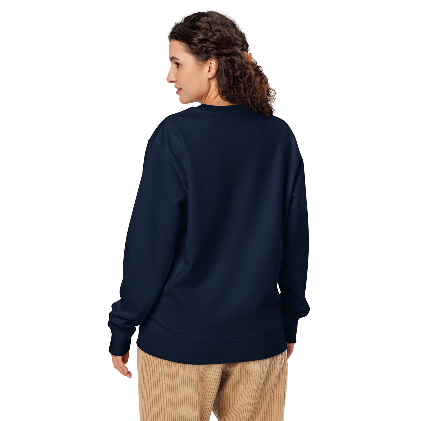 Unisex Organic Sweatshirt: 'Ethics in Every Feather' for Fall | Eco-Friendly Owl Apparel USA Dudeily