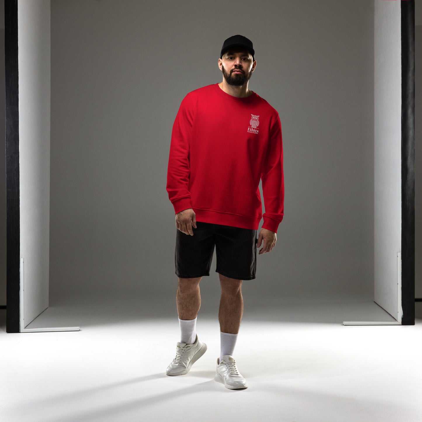 Owl Unisex Organic Sweatshirt – "Ethics in Every Feather" | Sustainable Fashion USA Dudeily