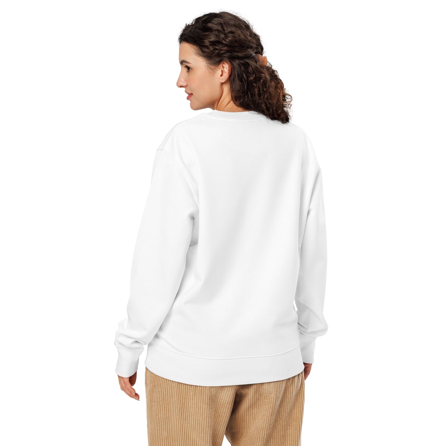 Unisex Organic Sweatshirt: 'Ethics in Every Feather' for Fall | Eco-Friendly Owl Apparel USA Dudeily