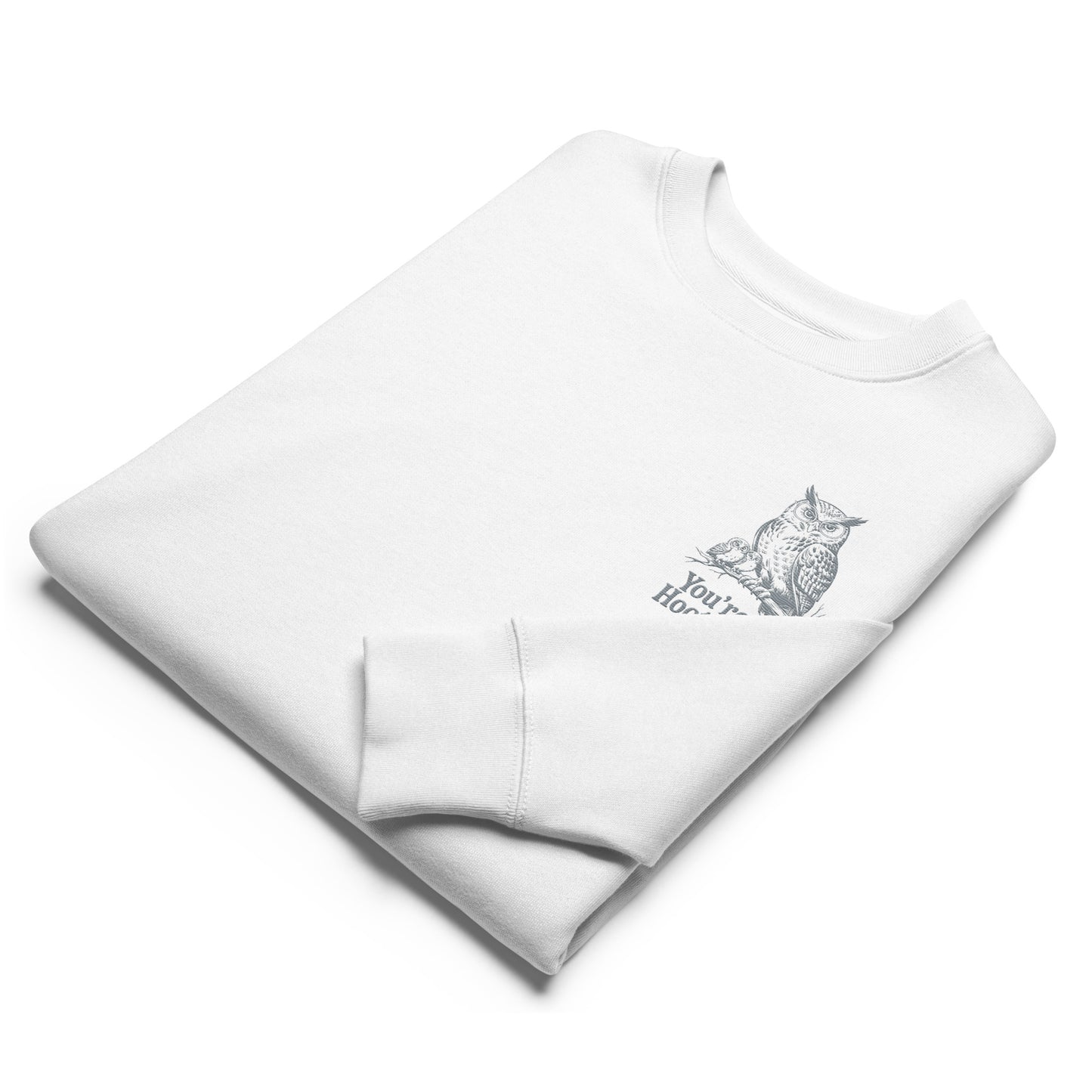Owl-Themed Unisex Organic Sweatshirt | Sustainable & Eco-Friendly Fashion for Everyday Comfort Dudeily