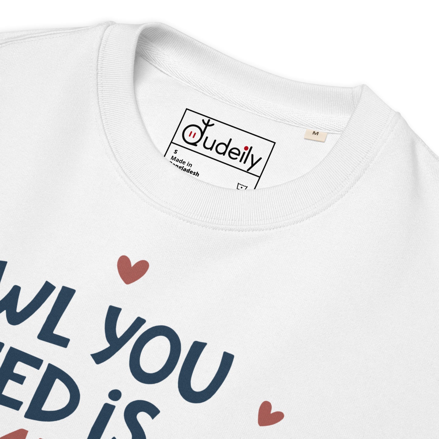 Unisex Organic Sweatshirt – OwlNest Sustainable Fashion for Cozy Family Day Vibes Dudeily