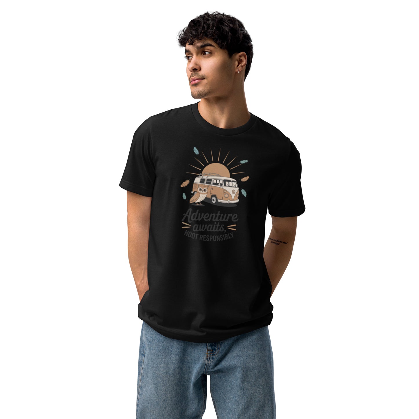 Unisex Staple Eco T-Shirt | Sustainable & Stylish for Owl Lover Dudeily