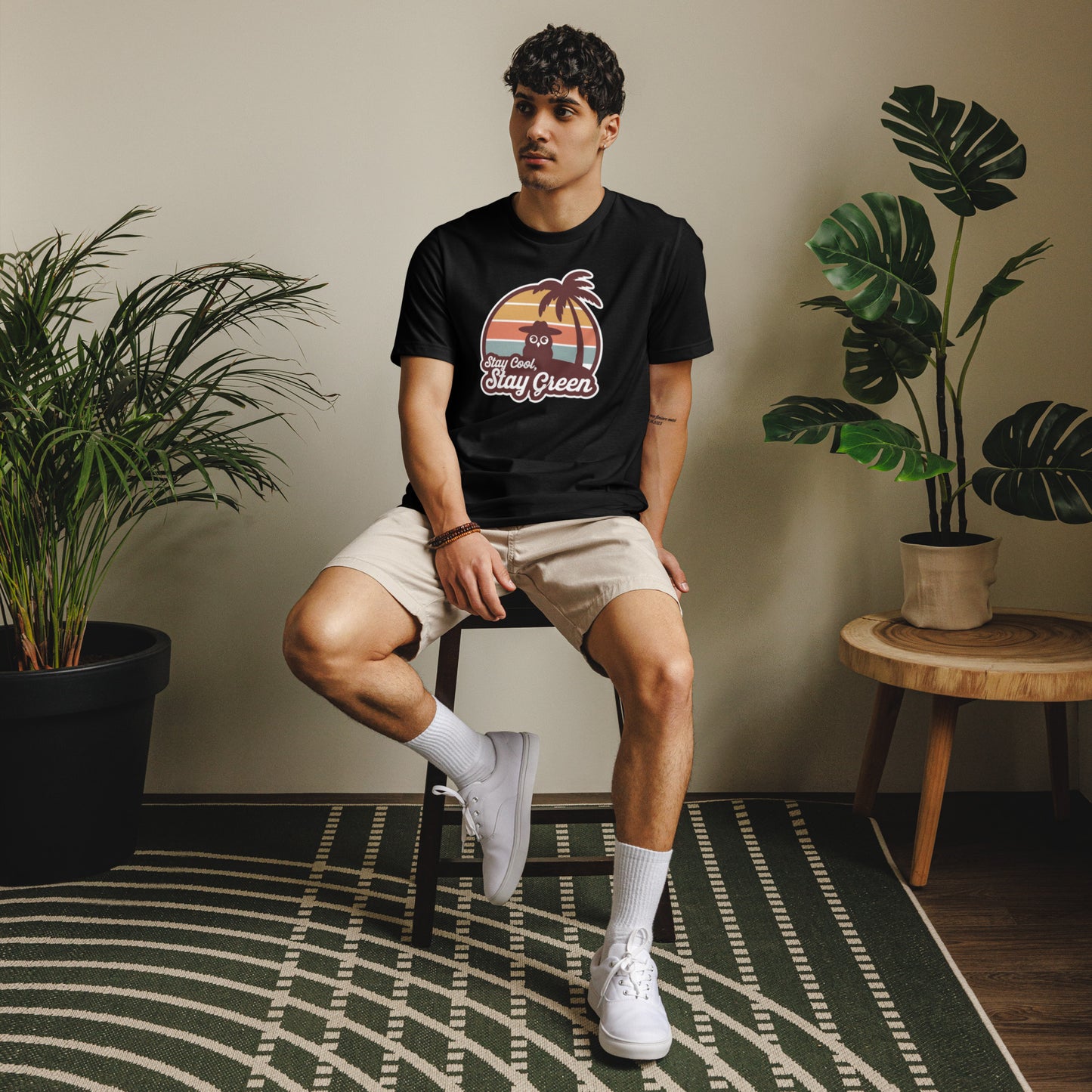 Unisex Staple Eco T-Shirt | Owl Themed Sustainable & Comfortable Dudeily