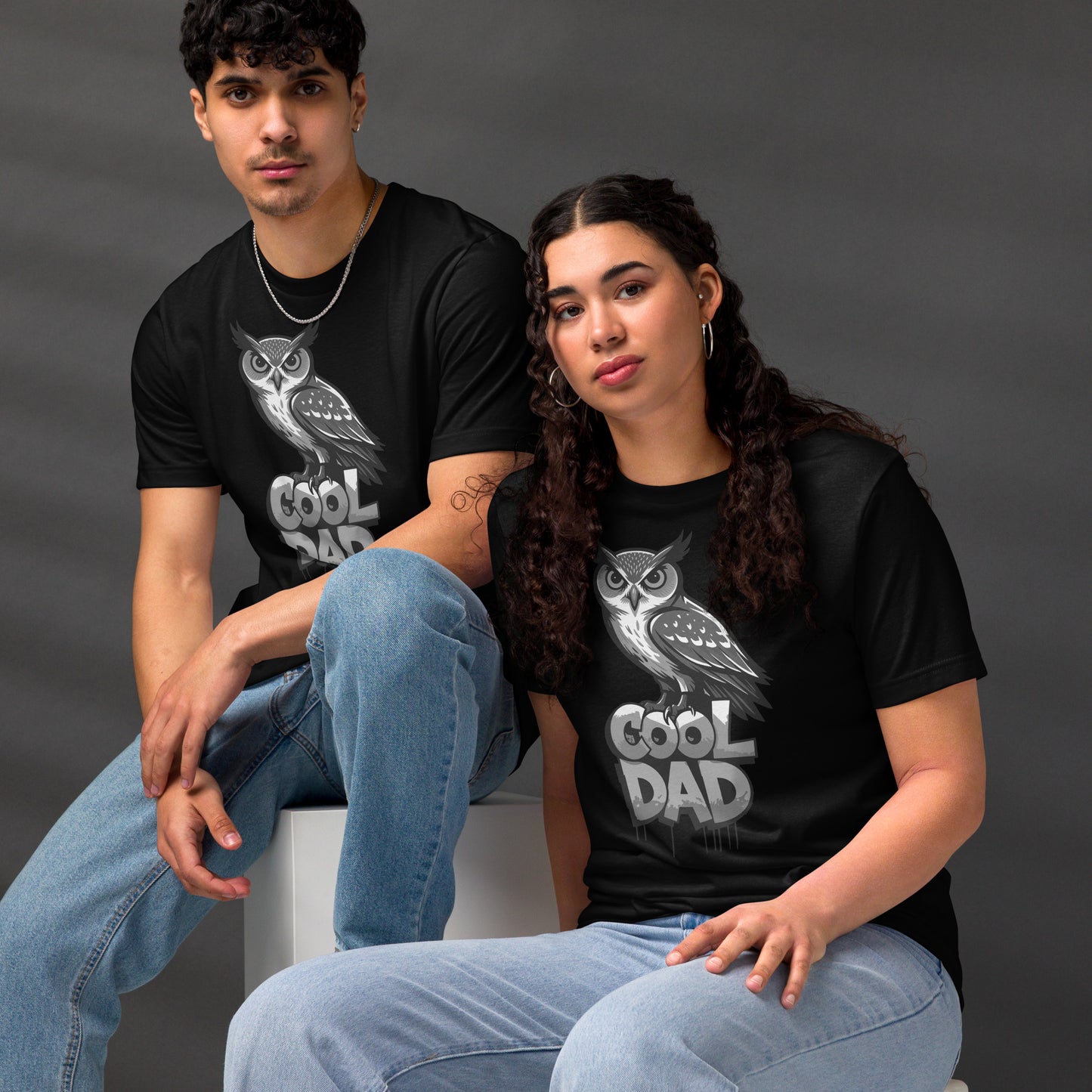 Unisex Staple Eco T-Shirt – Owl-Themed Sustainable Fashion for Father’s Day | Dudeily Dudeily