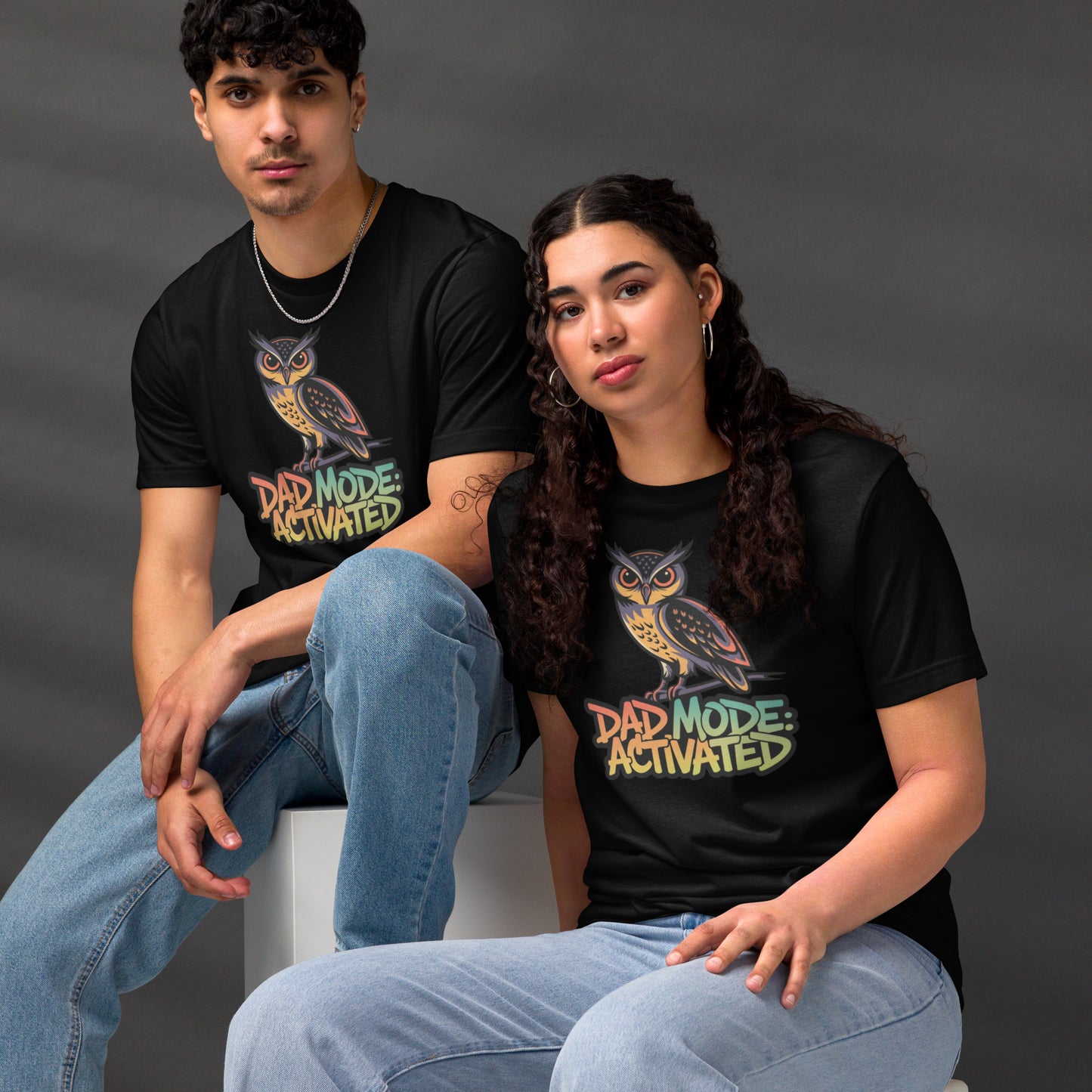 Unisex Staple Eco T-Shirt – Owl-Inspired Sustainable Style for Father’s Day | Dudeily Dudeily