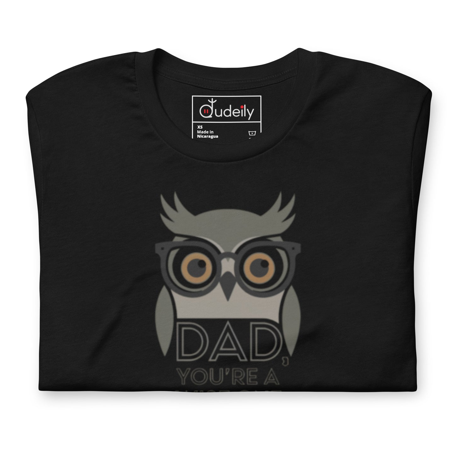 Unisex Staple Eco T-Shirt – Owl-Themed Sustainable Fashion for Father's Day Gifts by Dudeily Dudeily