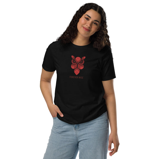 Unisex Staple Eco T-Shirt: 'Forever Wise' | Sustainable Owl Fashion USA Black Dudeily
