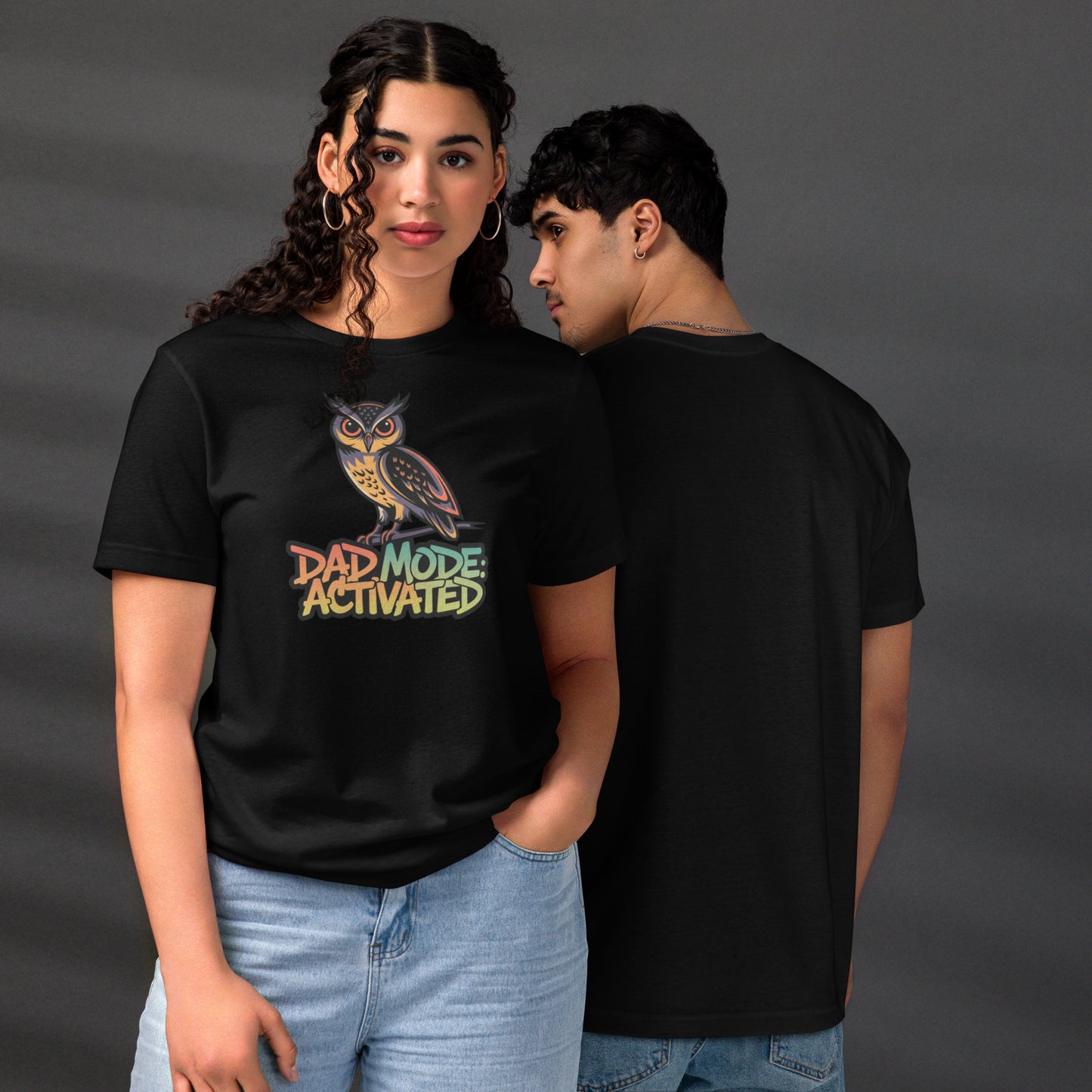 Unisex Staple Eco T-Shirt – Owl-Inspired Sustainable Style for Father’s Day | Dudeily Dudeily