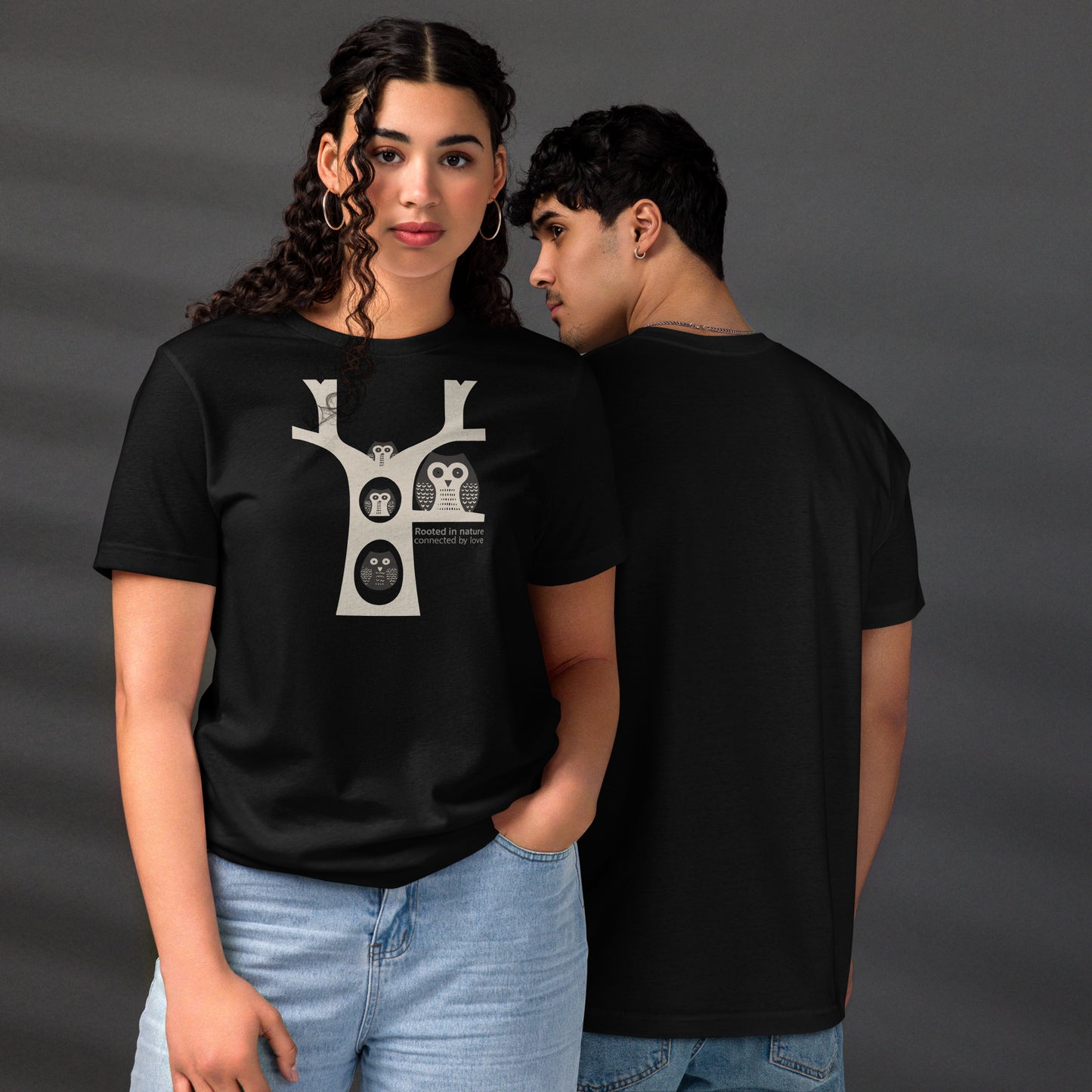 Unisex Staple Eco T-Shirt – OwlNest Sustainable Fashion Classic for Family Day Dudeily