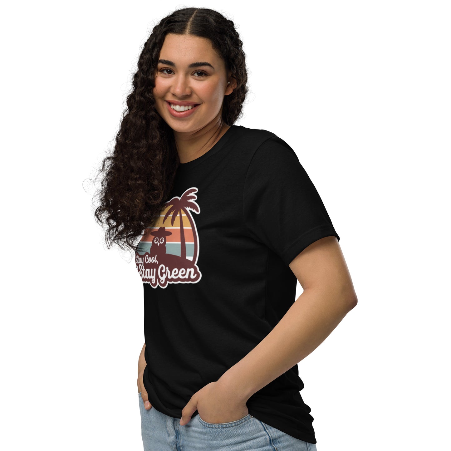 Unisex Staple Eco T-Shirt | Owl Themed Sustainable & Comfortable Dudeily