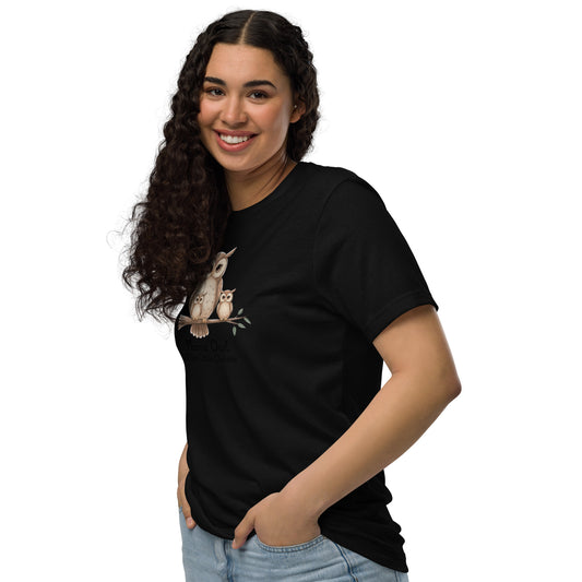 Unisex Staple Eco T-Shirt – Sustainable Owl-Inspired Design by Dudeily Dudeily