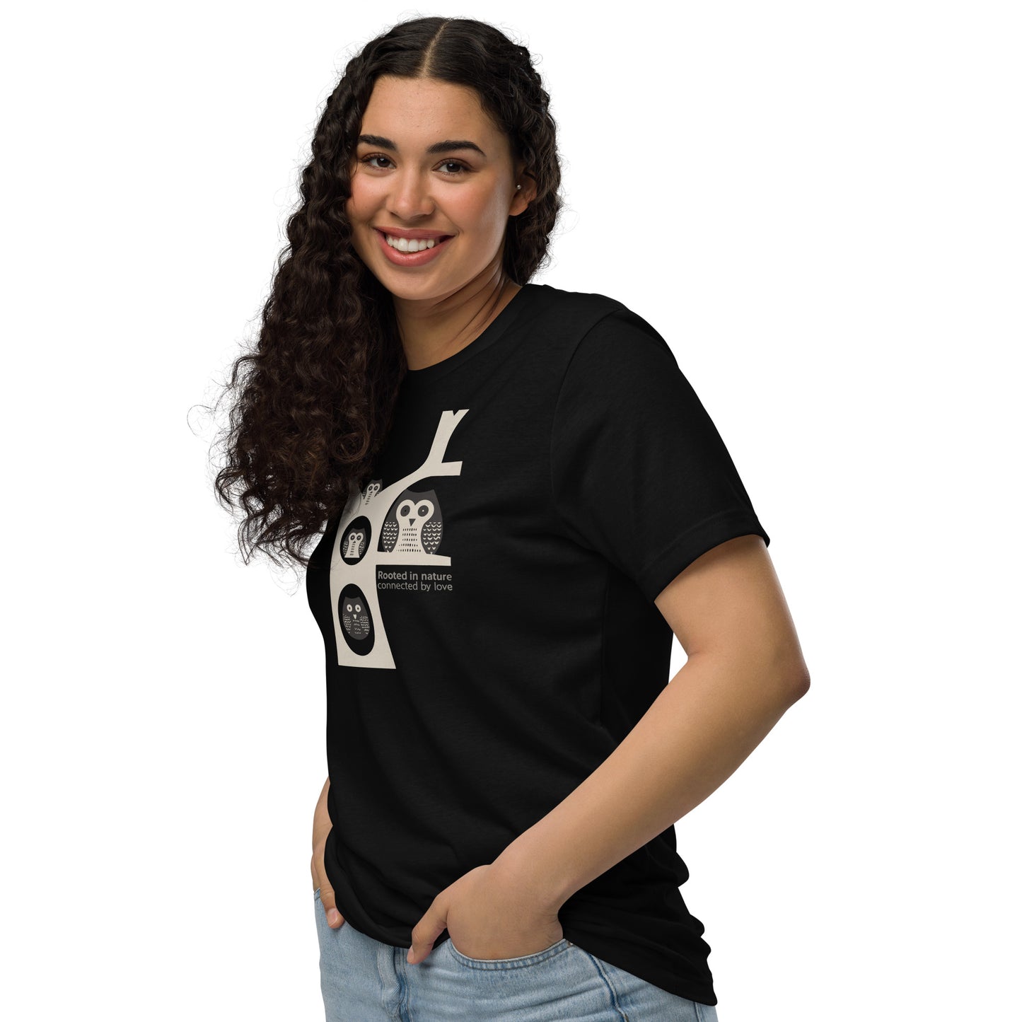 Unisex Staple Eco T-Shirt – OwlNest Sustainable Fashion Classic for Family Day Dudeily