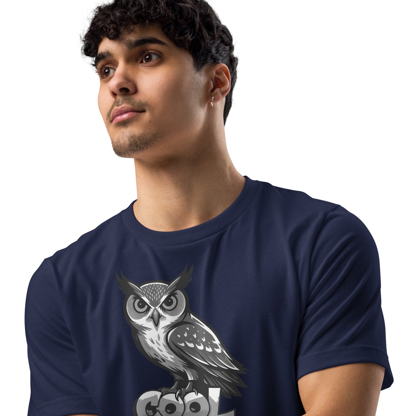 Unisex Staple Eco T-Shirt – Owl-Themed Sustainable Fashion for Father’s Day | Dudeily Dudeily