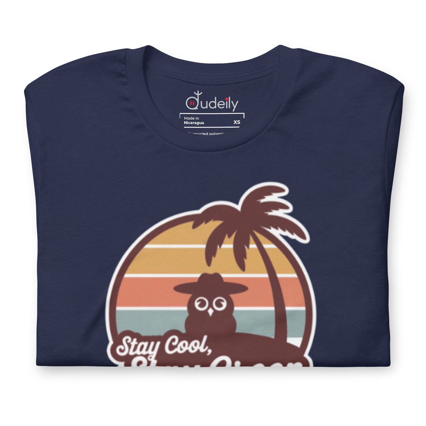 Unisex Staple Eco T-Shirt | Owl Themed Sustainable & Comfortable Dudeily