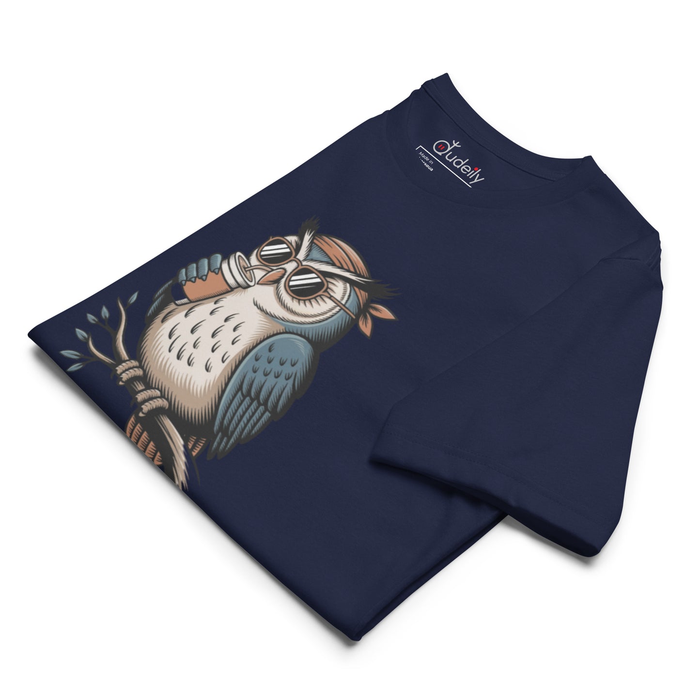 Unisex staple eco t-shirt | Owl Themed Sustainable Fashion Dudeily
