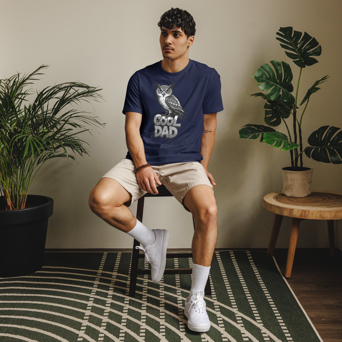 Unisex Staple Eco T-Shirt – Owl-Themed Sustainable Fashion for Father’s Day | Dudeily Dudeily